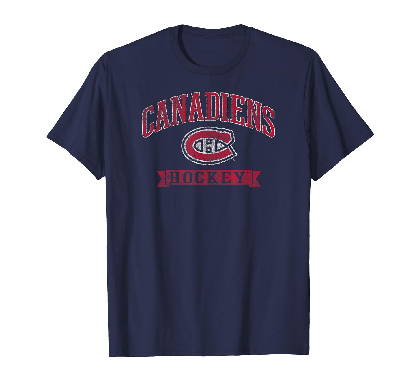 Montreal Canadiens Vintage Hockey Blue Officially Licensed T-Shirt