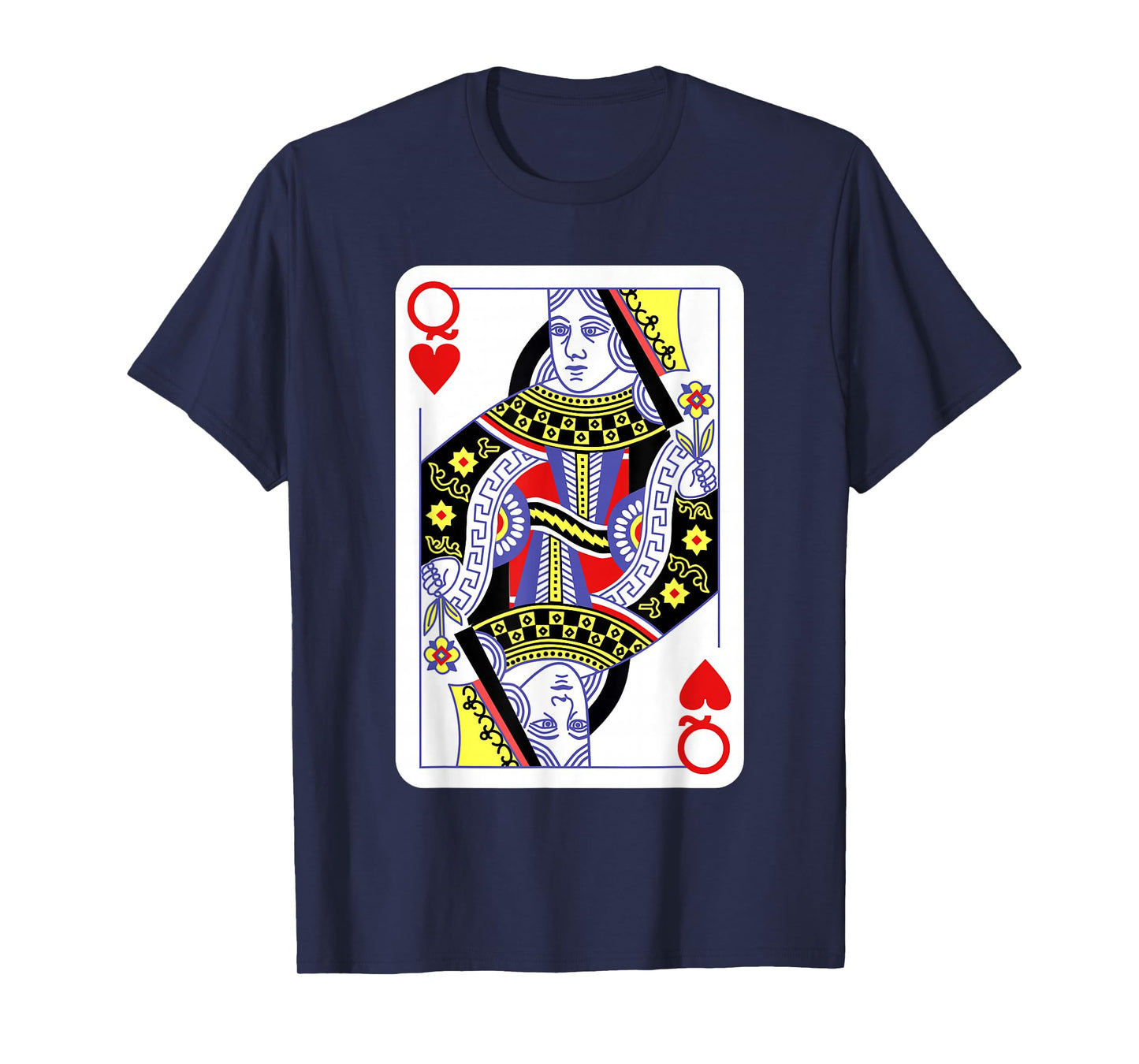 Queen Of Hearts Playing Cards Halloween Costume Casino Easy T-Shirt