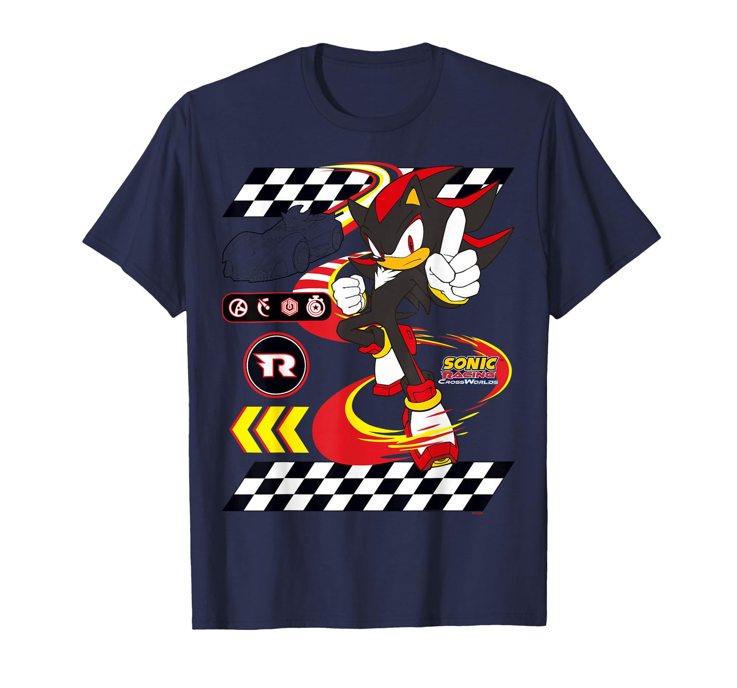 Sonic Racing CrossWorlds - Ultimate Driver Shadow T-Shirt