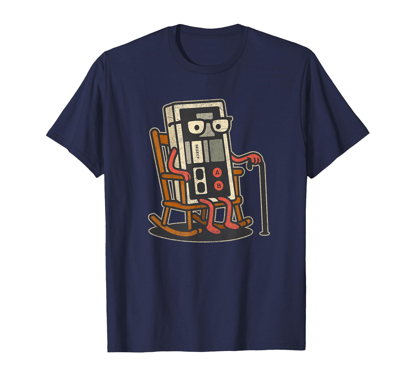 Funny Vintage Old Gamer Retro Video Game Old Gamer T-Shirt