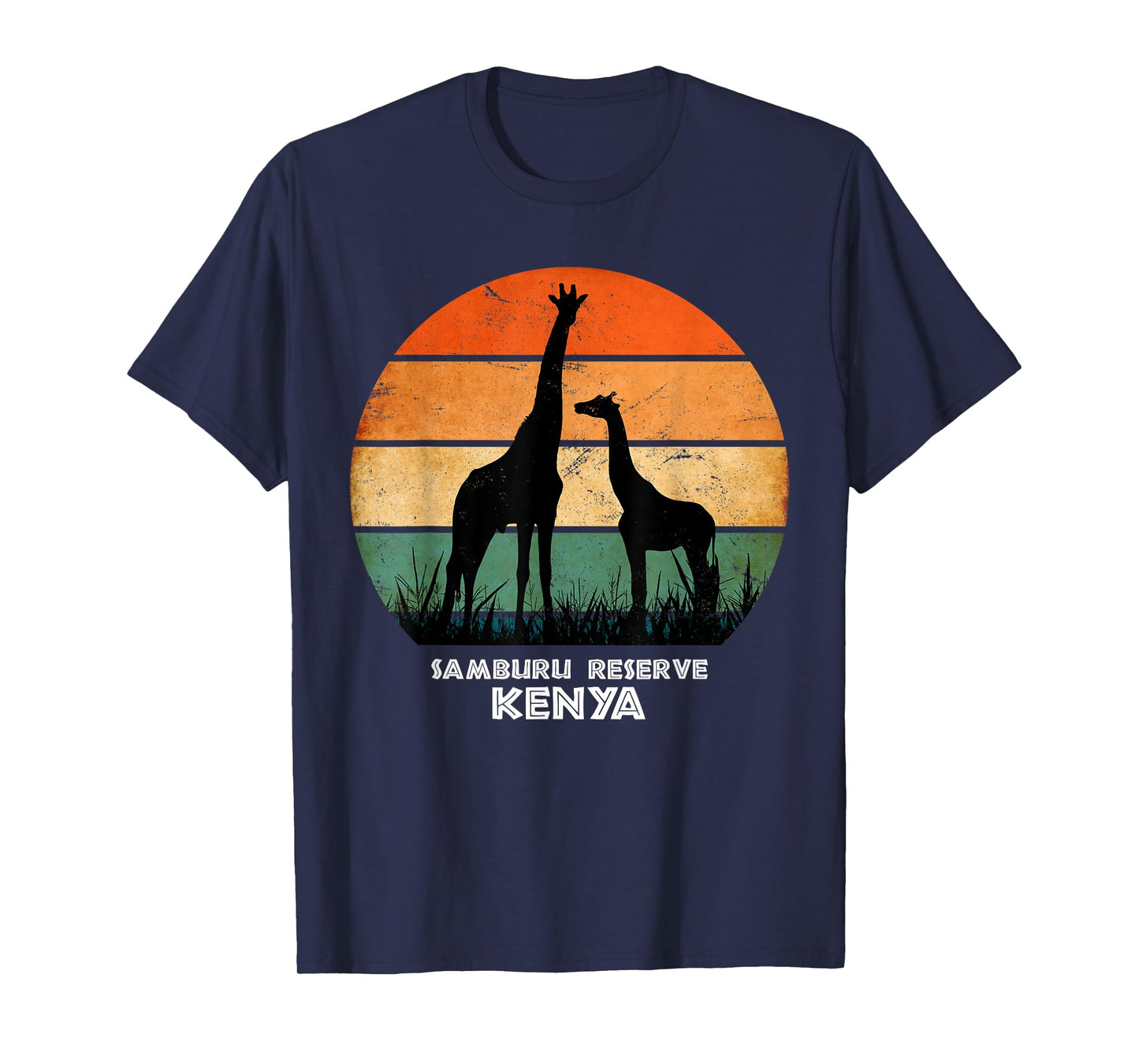 Samburu Reserve, Kenya Giraffe Safari National Park Game T-Shirt