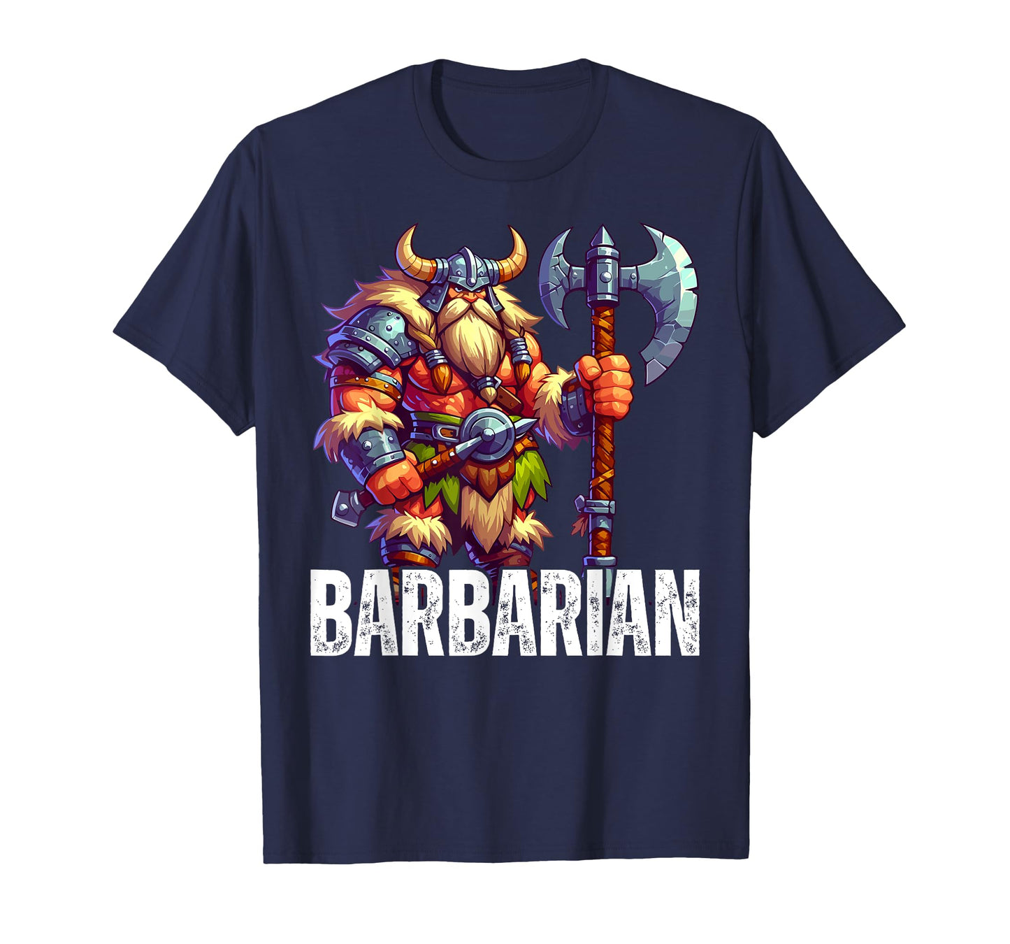 Dwarf Barbarian Fantasy Tabletop RPG Roleplaying Gamer T-Shirt