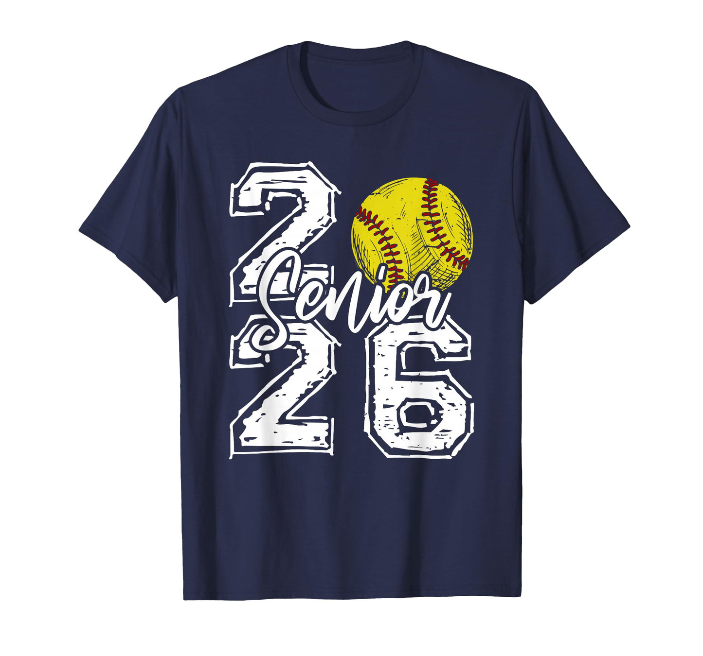 Class of 2026 Softball Senior 2026 Back To School Funny T-Shirt