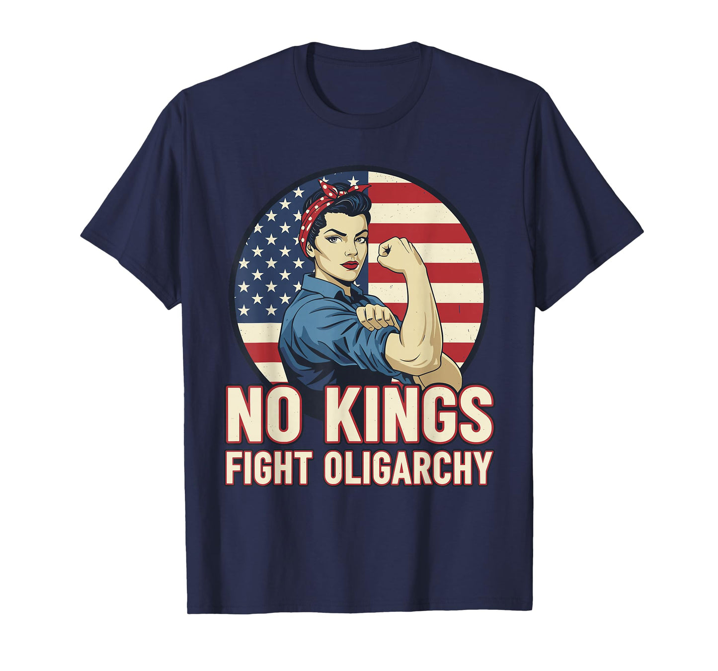 No Kings Protest Tees No Kings, Fight Oligarchy Shirt T-Shirt