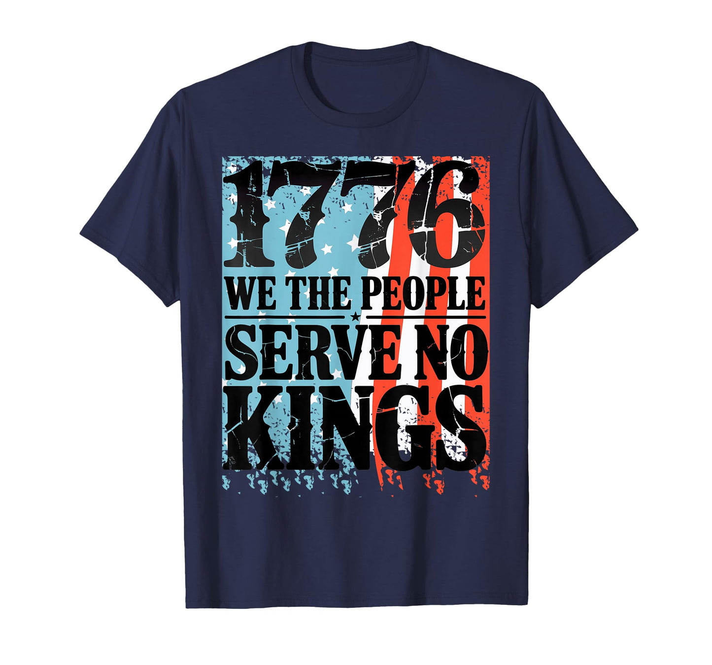 No Kings in America We The People Political Men Women T-Shirt