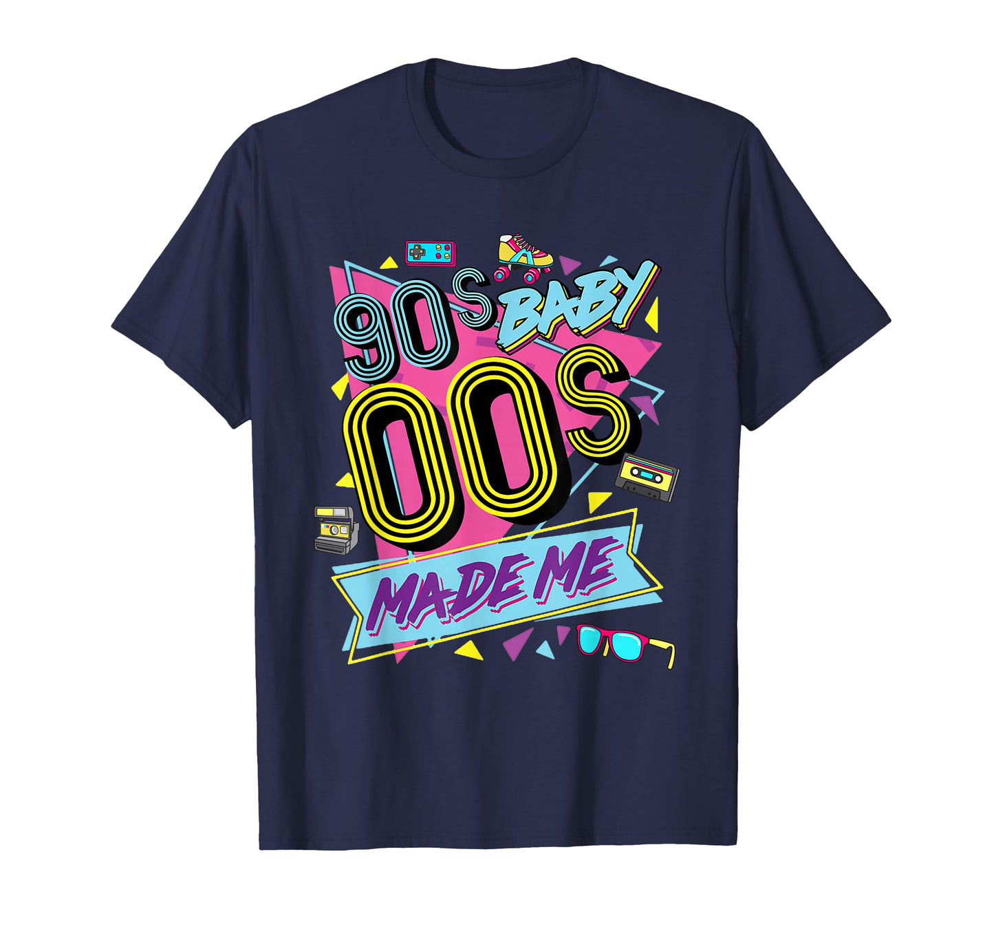 Retro Vintage 90's Baby 00's Made Me Nostalgia Classic T-Shirt
