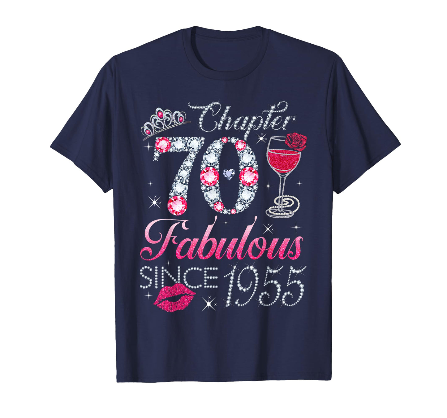 Chapter 70 Fabulous Since 1955 70Th Birthday Gift For Women T-Shirt