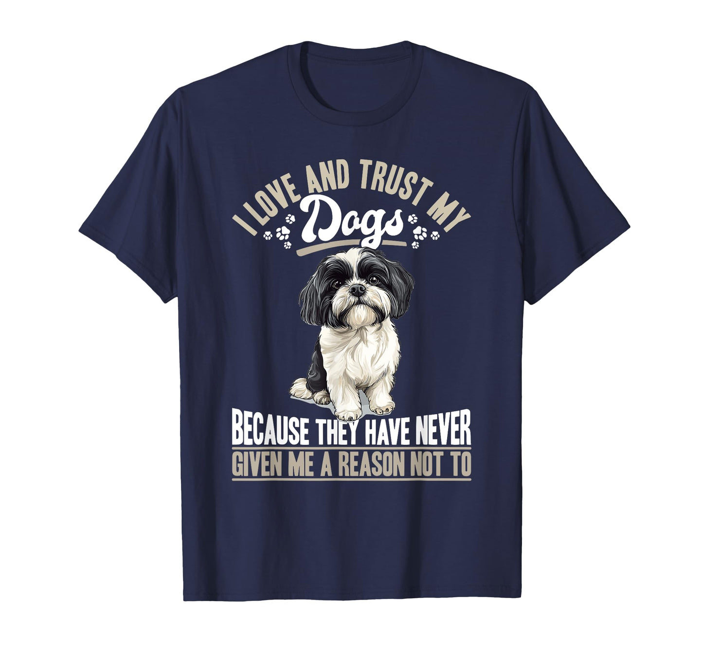 Shih Tzu Dog Owner Men Women Kids T-Shirt