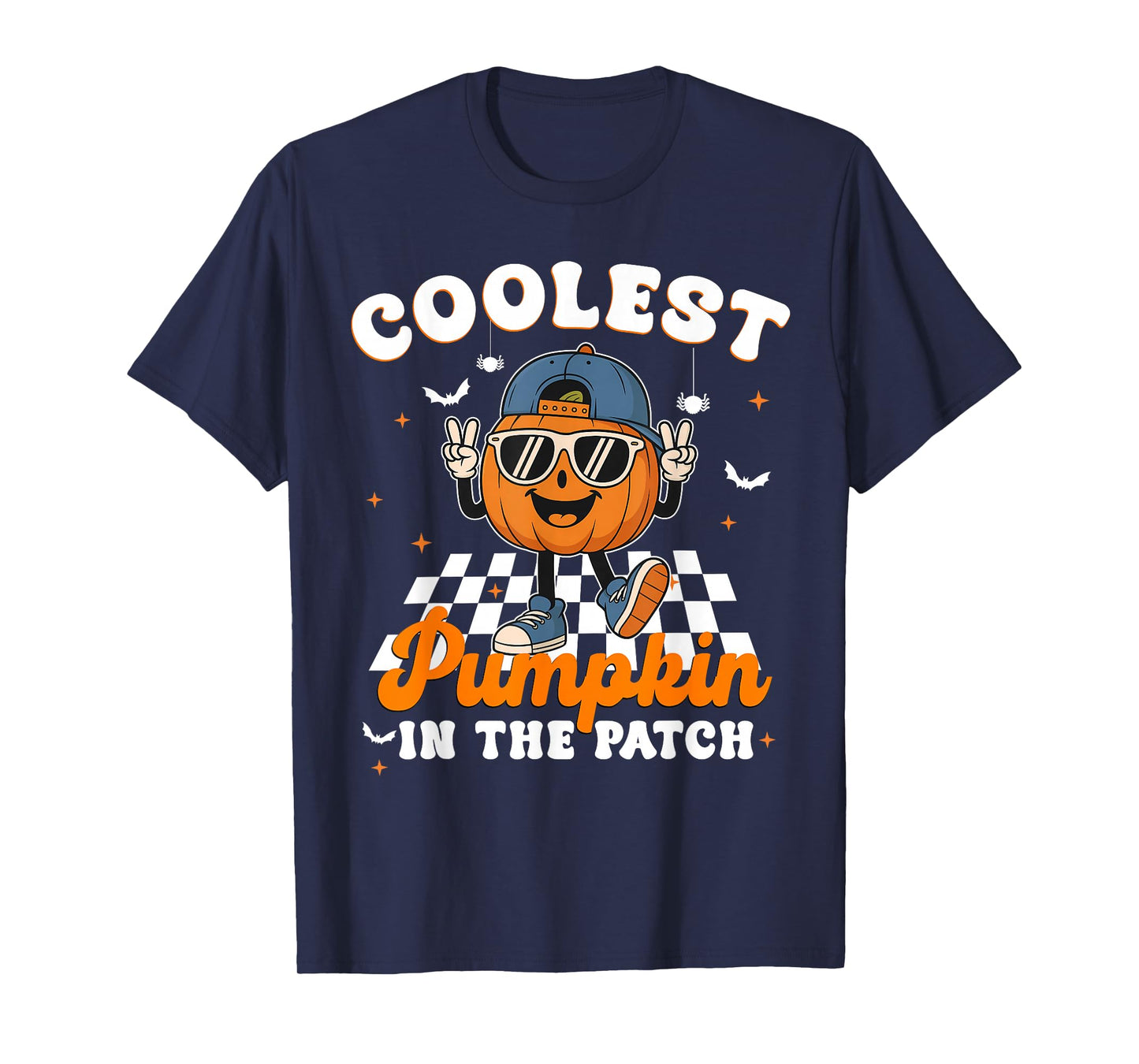 Coolest Pumpkin in The Patch Halloween Costume for Boys T-Shirt