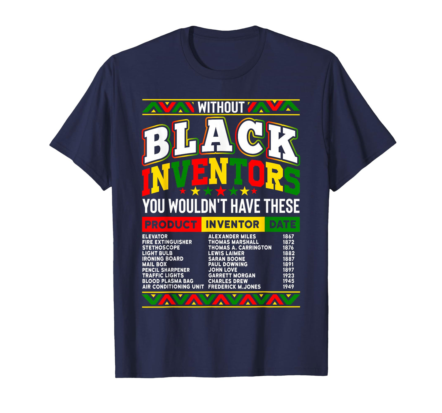 Without the black inventors, you wouldn't have - Black History T-Shirt
