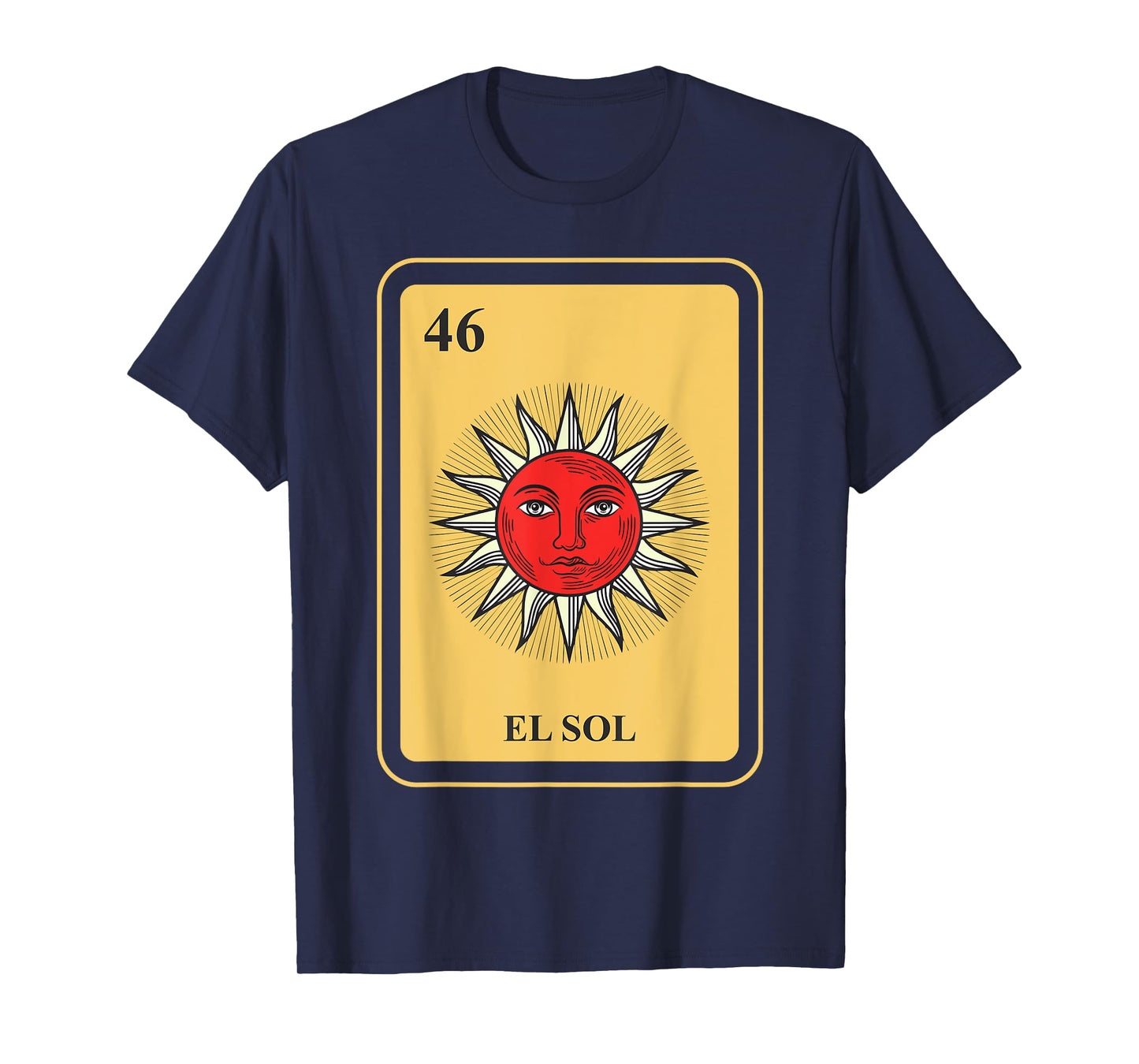 Mexican El Sol Sun Traditional Bingo Holiday T-Shirt