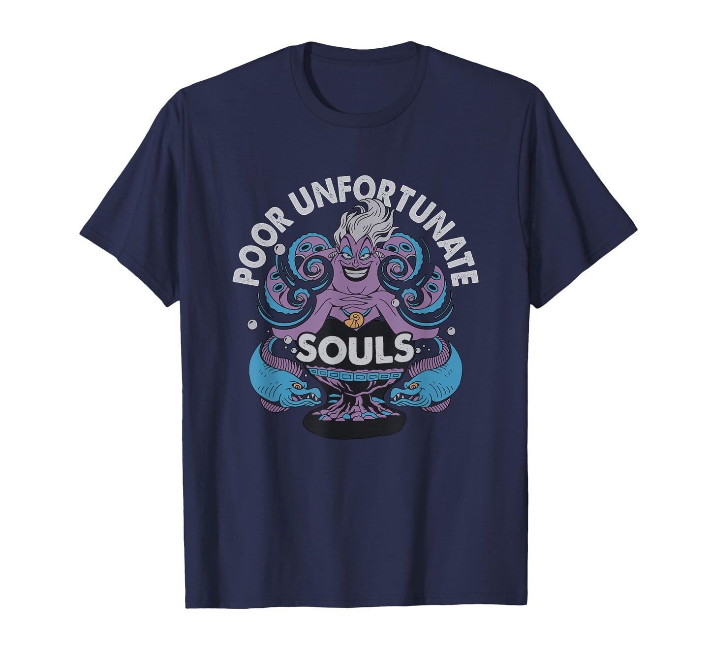 Disney Villains Ursula Poor Unfortunate Souls Retro Poster T-Shirt