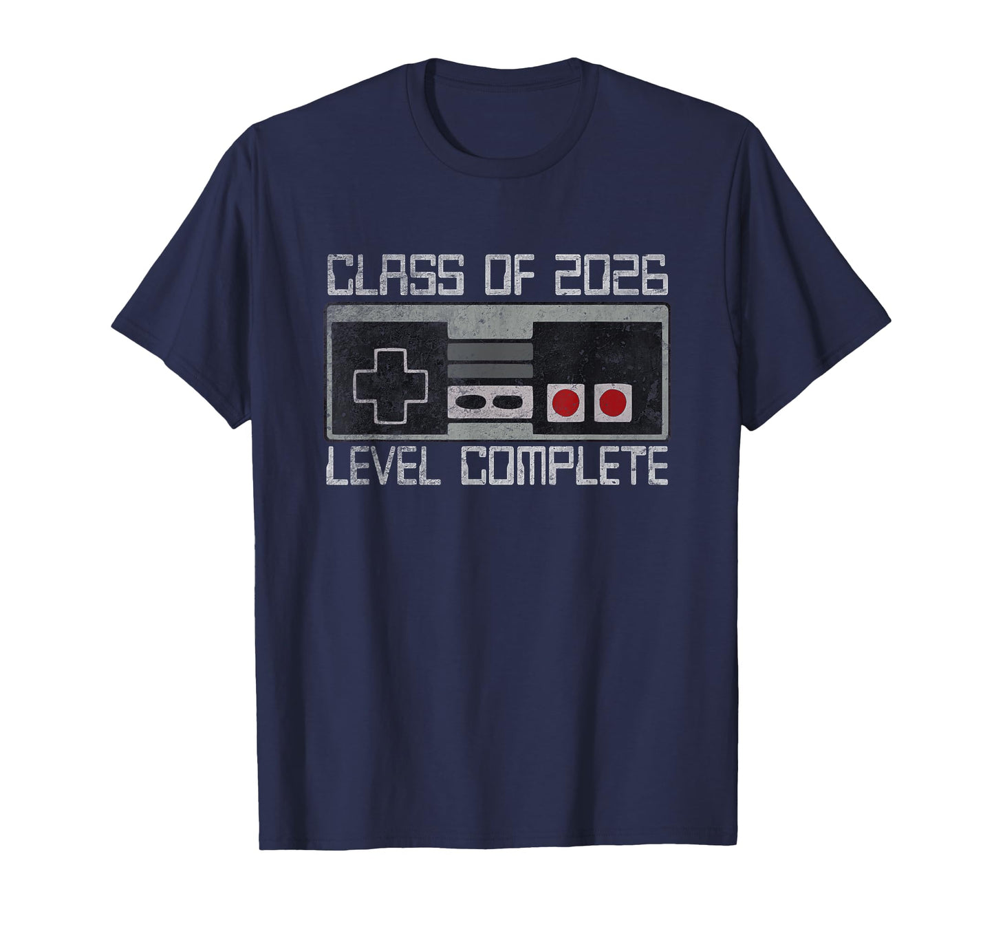 Class Of 2026 Level Complete Senior Graduation Video Gamer T-Shirt