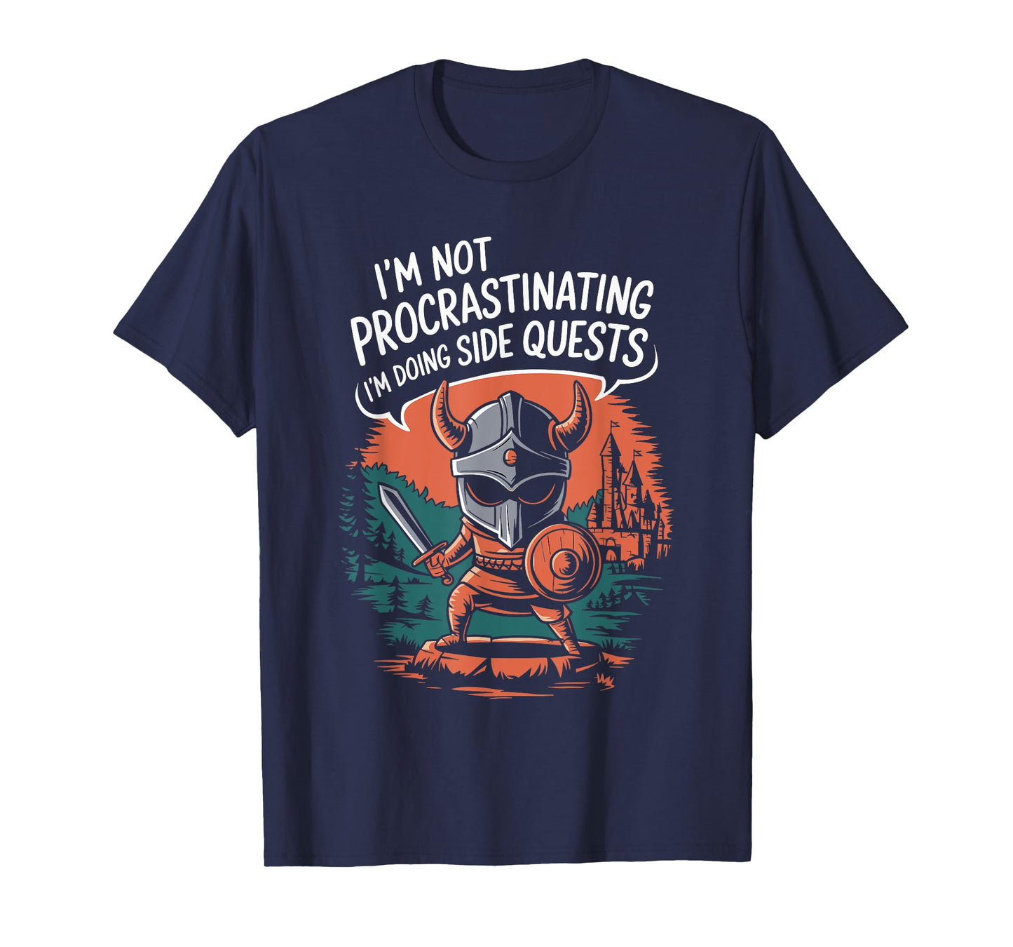 I'm Not Procrastinating Funny Side Quests Gamer T-Shirt