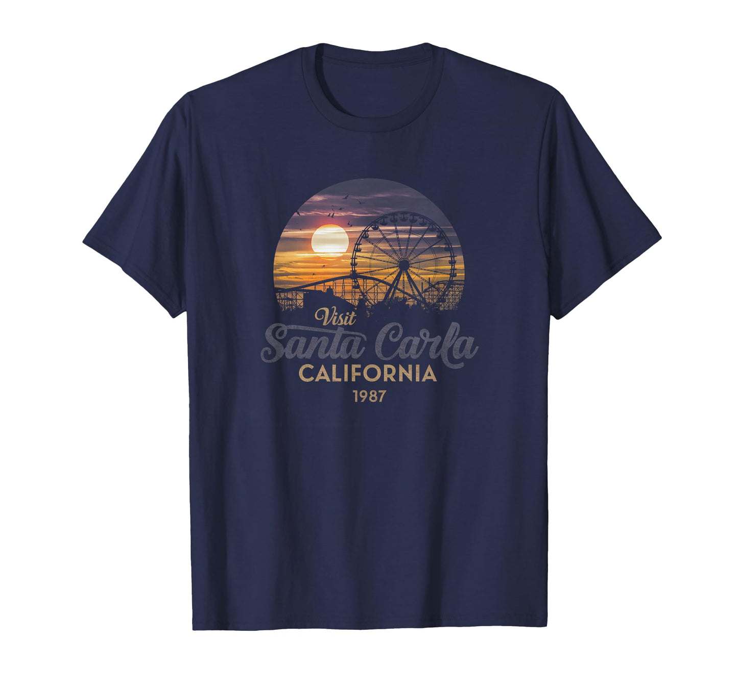 Santa Carla 1987 California Retro Sunset Nostalgia T-Shirt