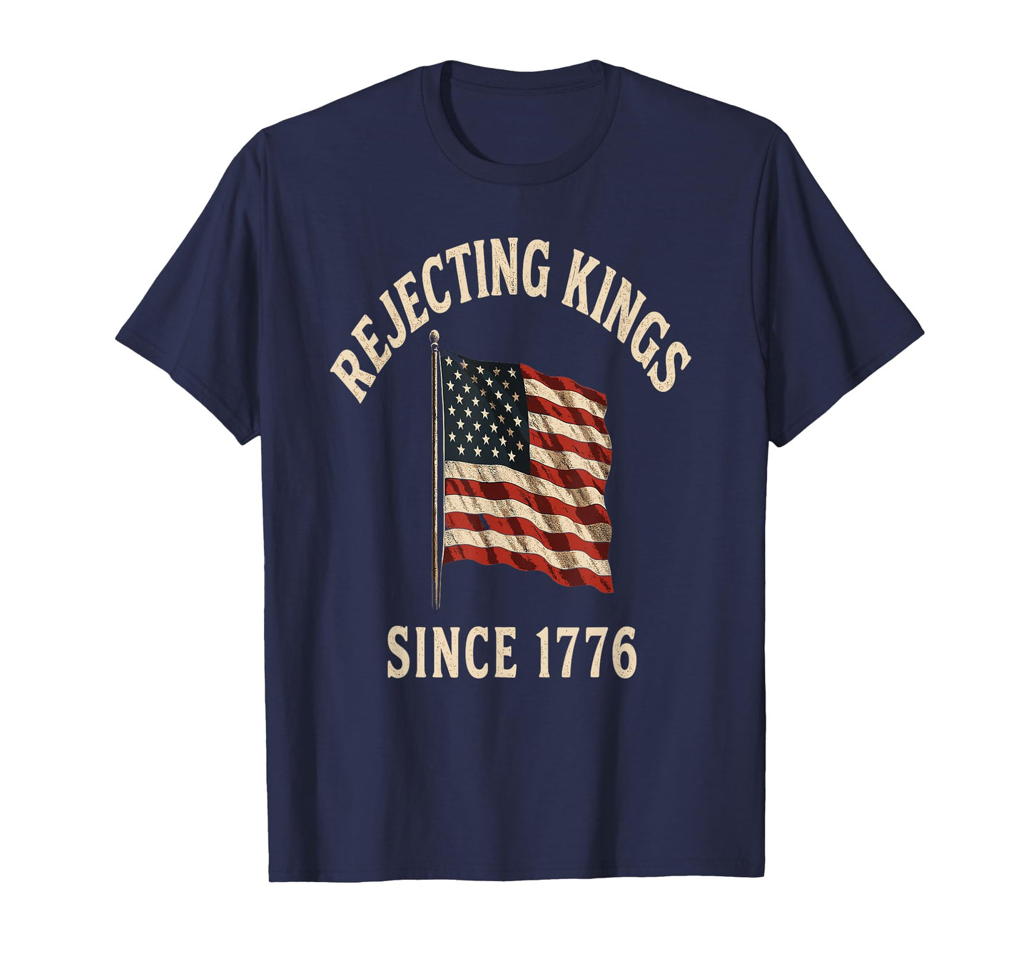 No Kings Vintage Patriotic Freedom Liberty Usa Liberty T-Shirt