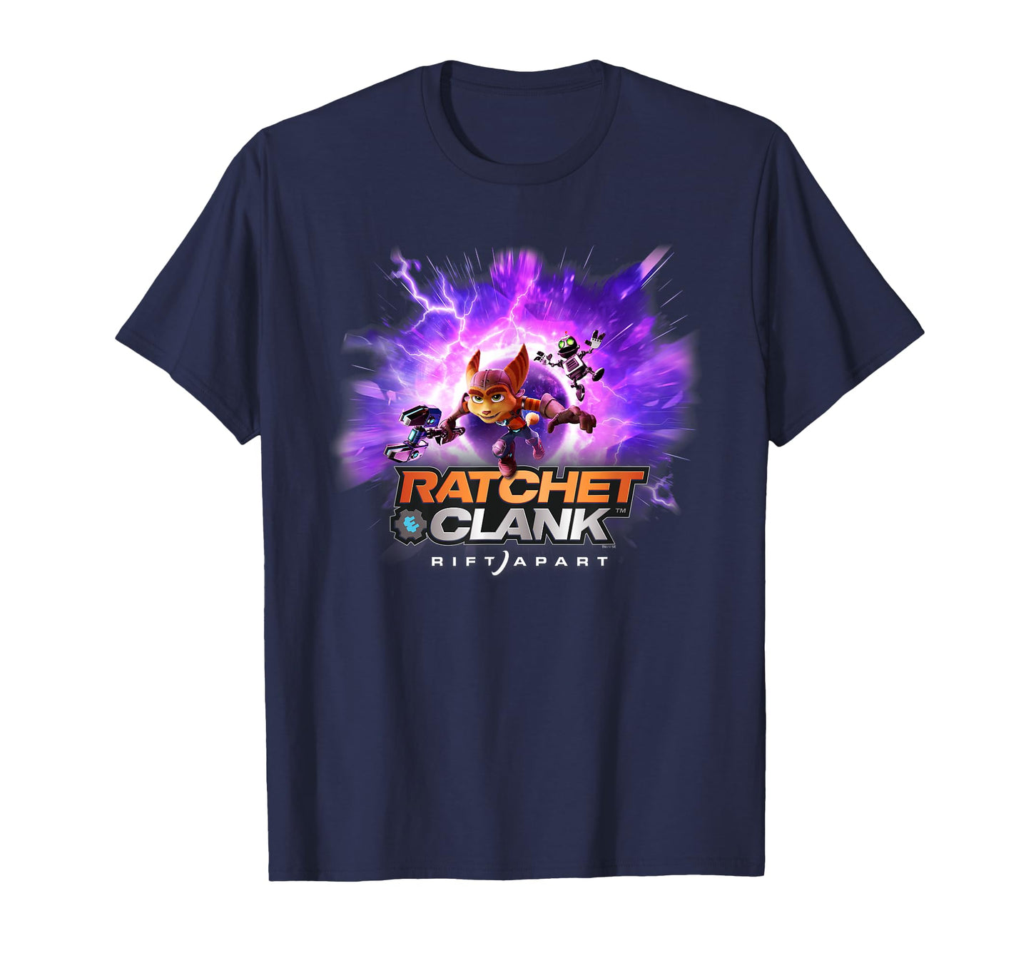 Ratchet and Clank Rift Apart Portal Jump Video Game T-Shirt