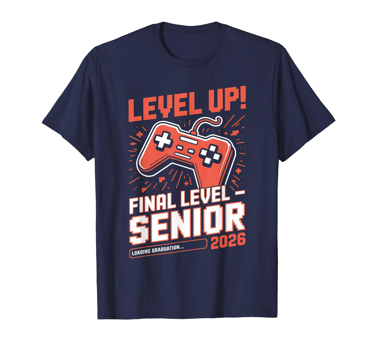 Senior 2026 Class of 2026 Funny Gamer Graduate T-Shirt