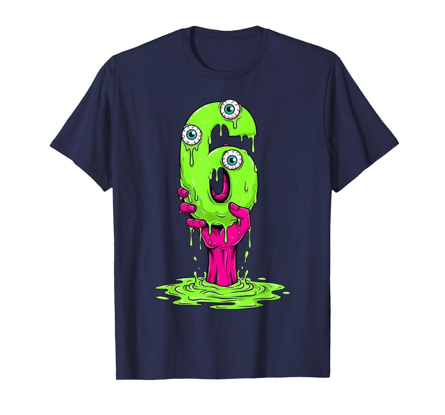 67 Halloween Costume Funny Number 6 Six Meme for Gen Alpha T-Shirt