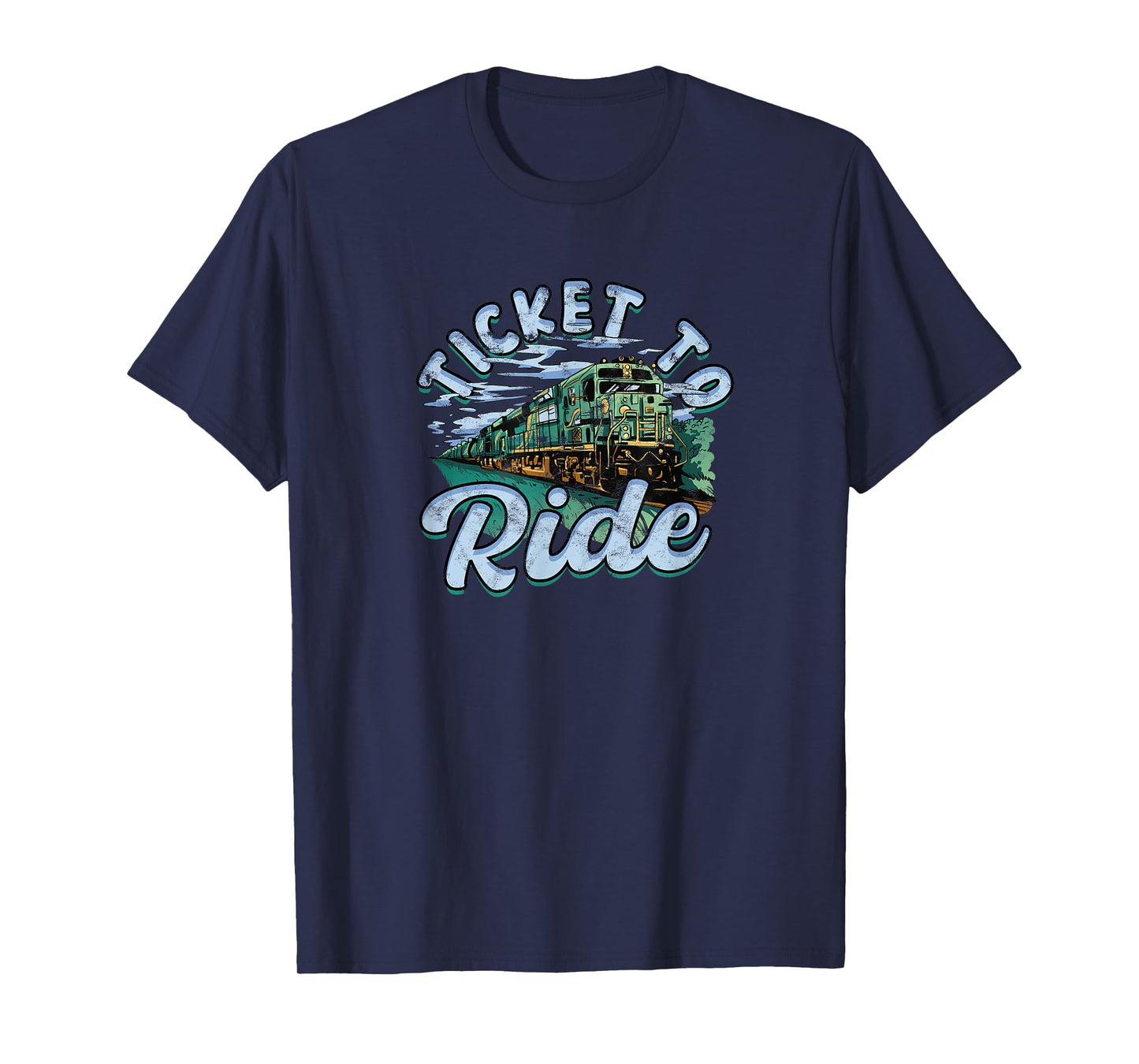Ticket to Ride - Train - Board Games T-Shirt