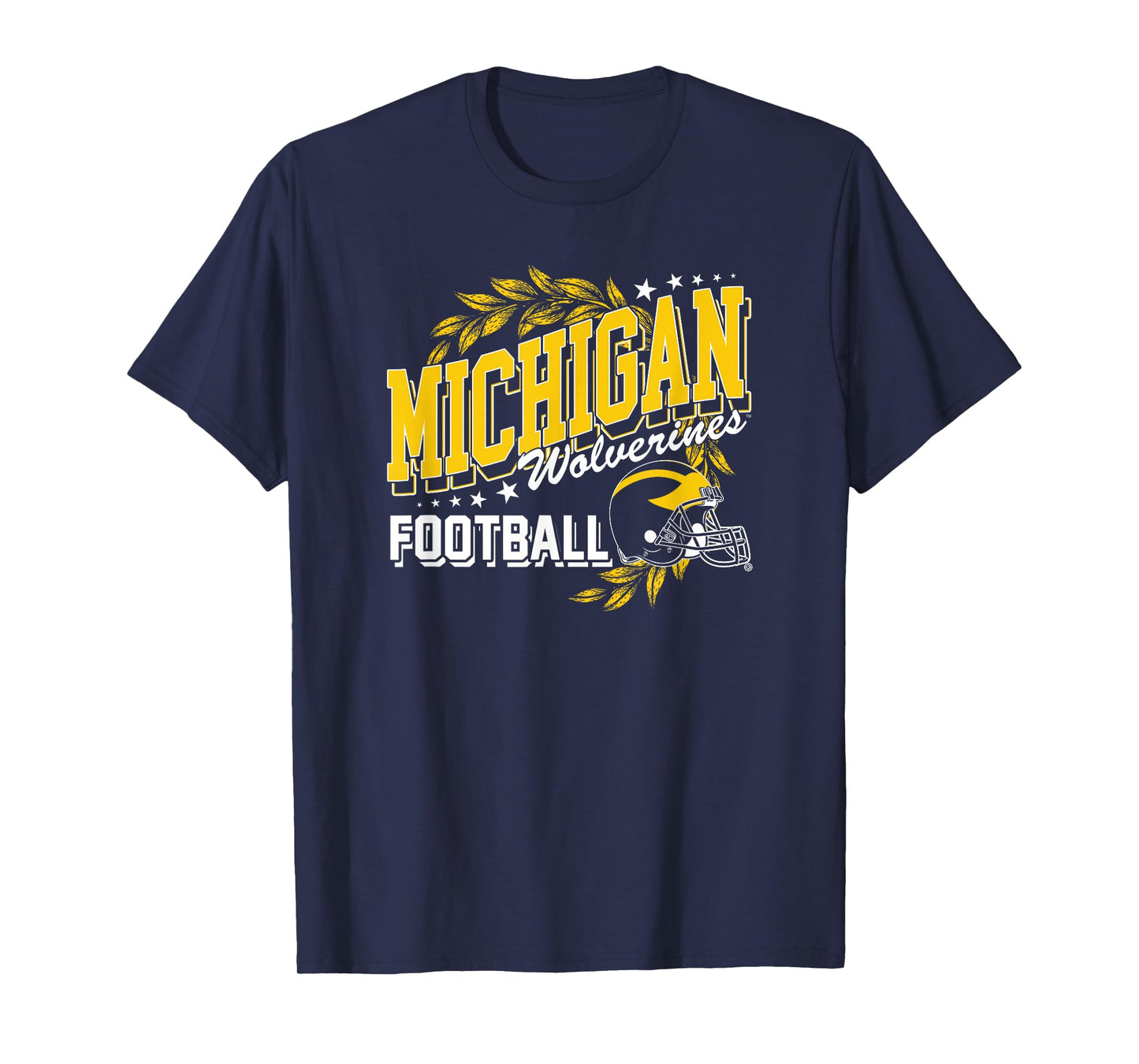 University of Michigan Wolverines U of M Football Laurels T-Shirt