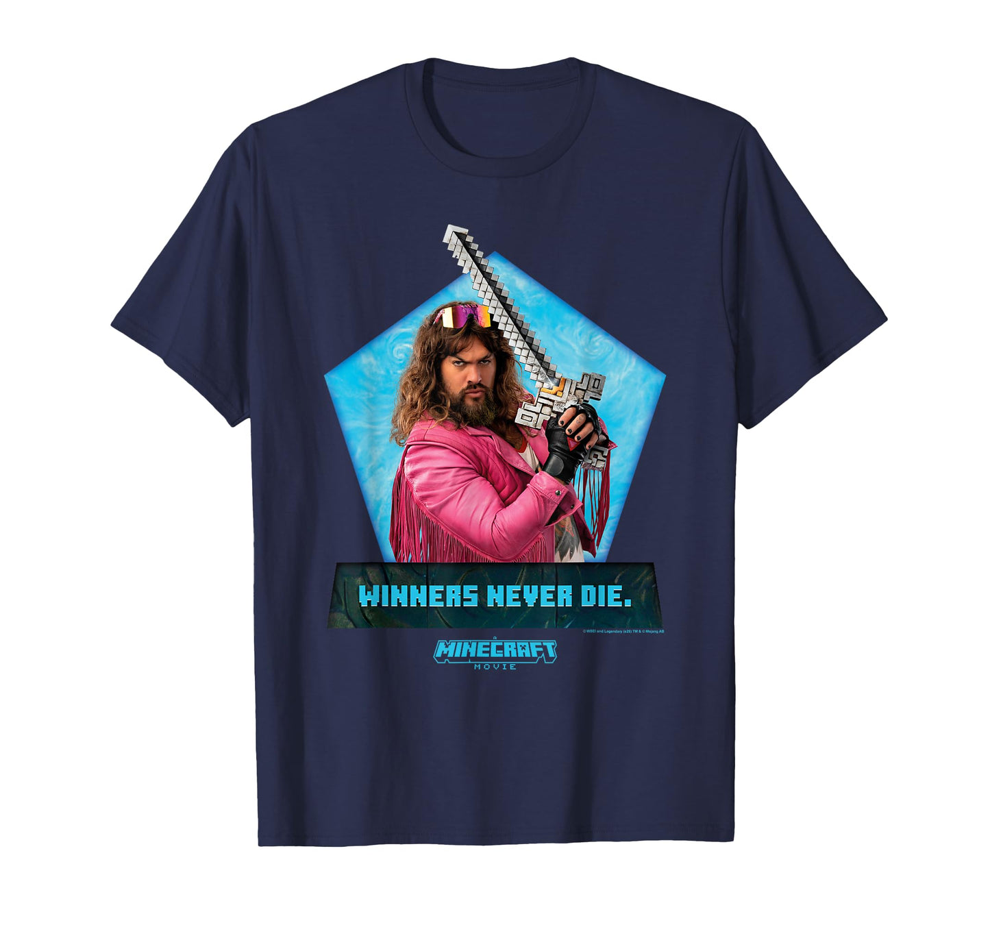 A Minecraft Movie Winners Never Die Garrett The Garbage Man T-Shirt