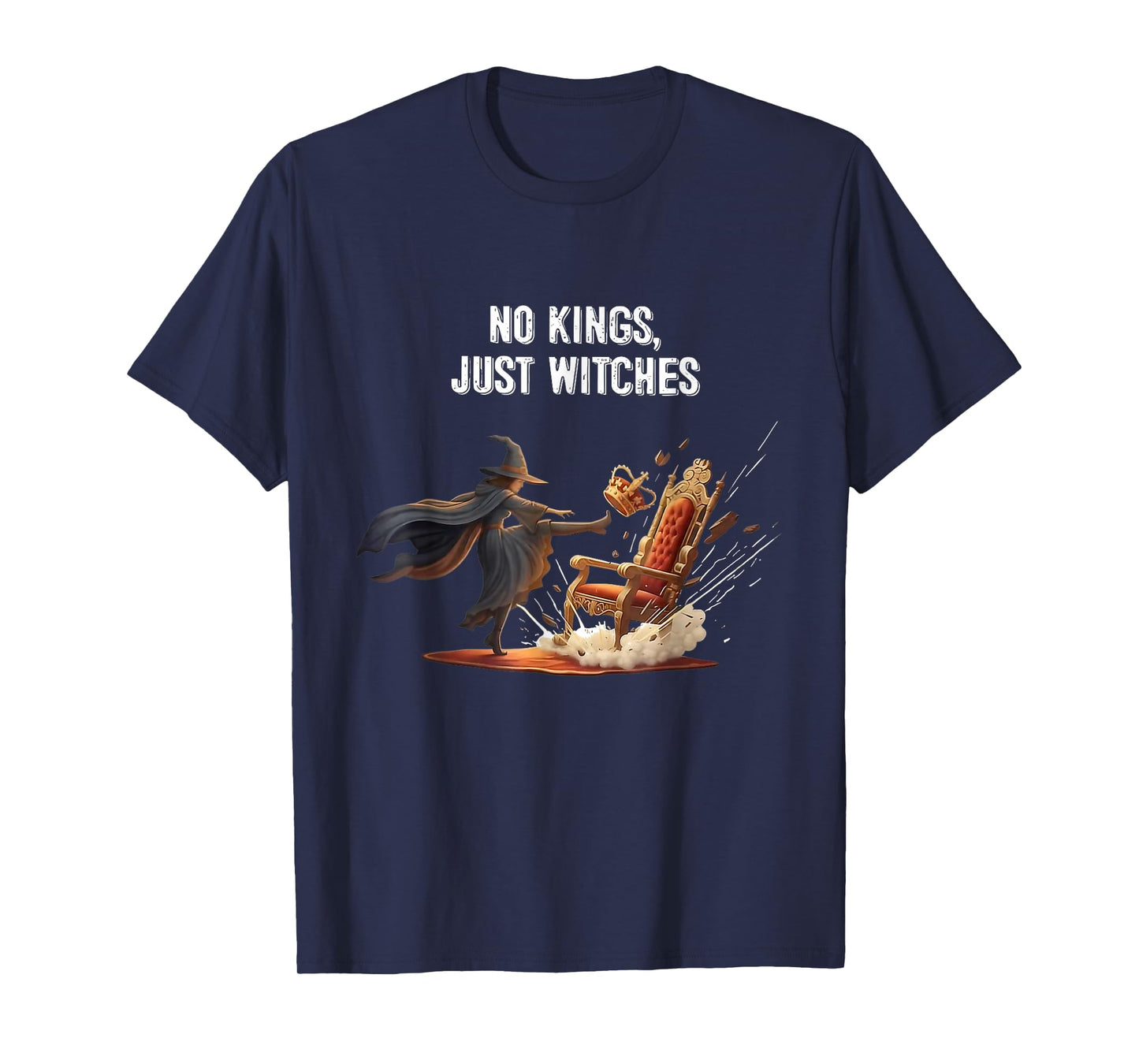 No Kings Just Witches Empowerment Art T-Shirt