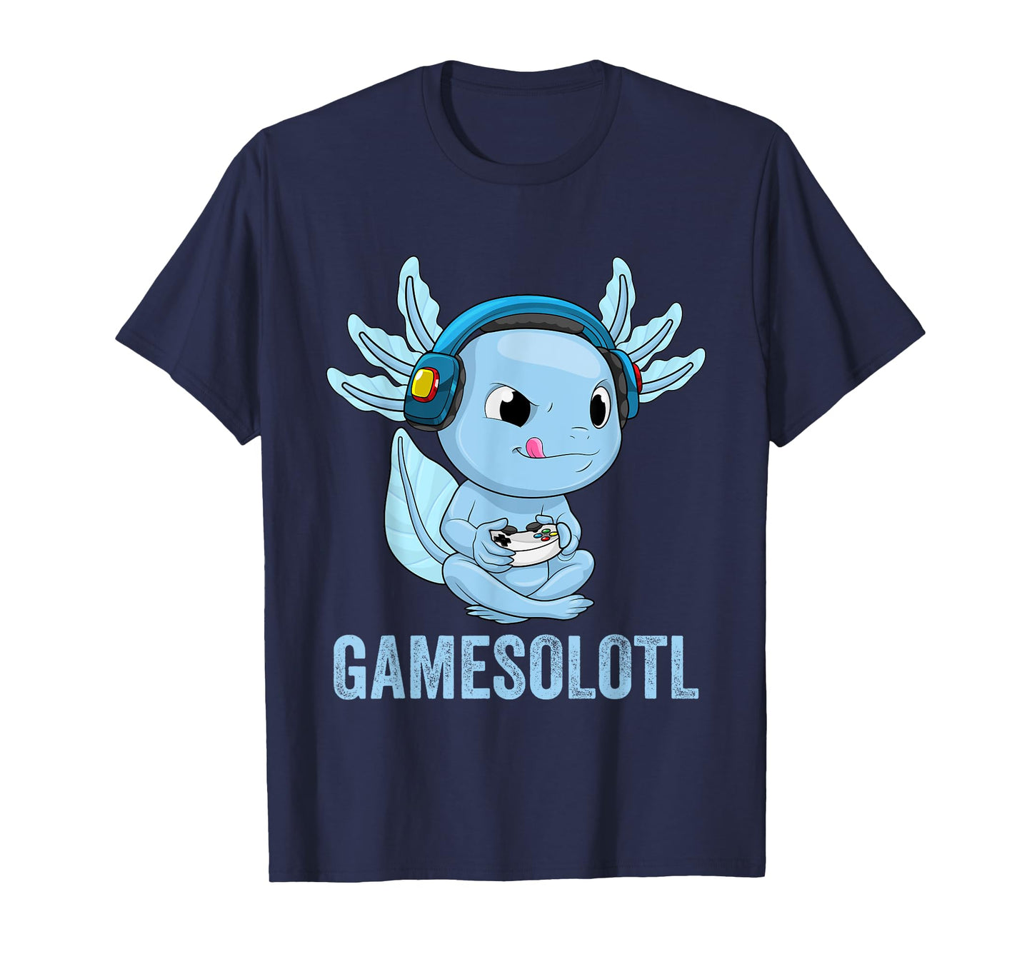 Axolotl Gamer Gamesolotl Kawaii Gaming for Boys Girls T-Shirt