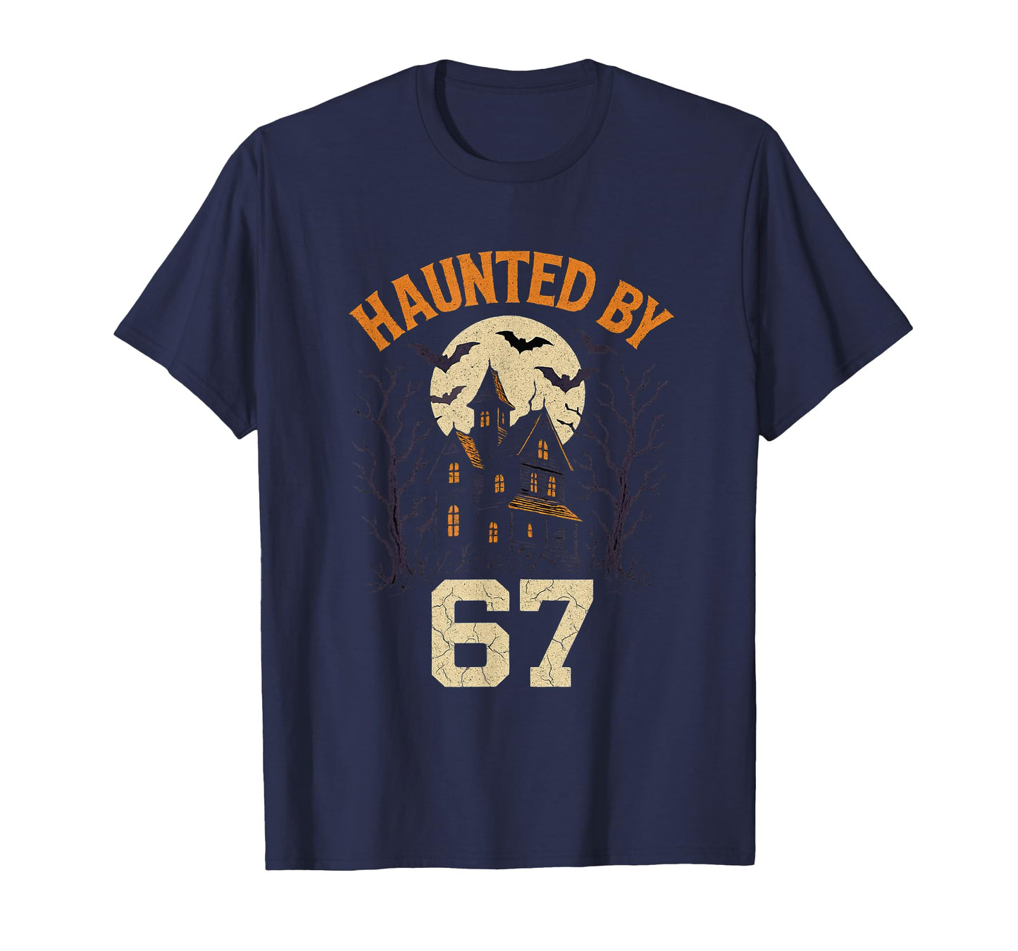 67 Meme Halloween Costume Haunted by 6-7 Brainrot Six Seven T-Shirt