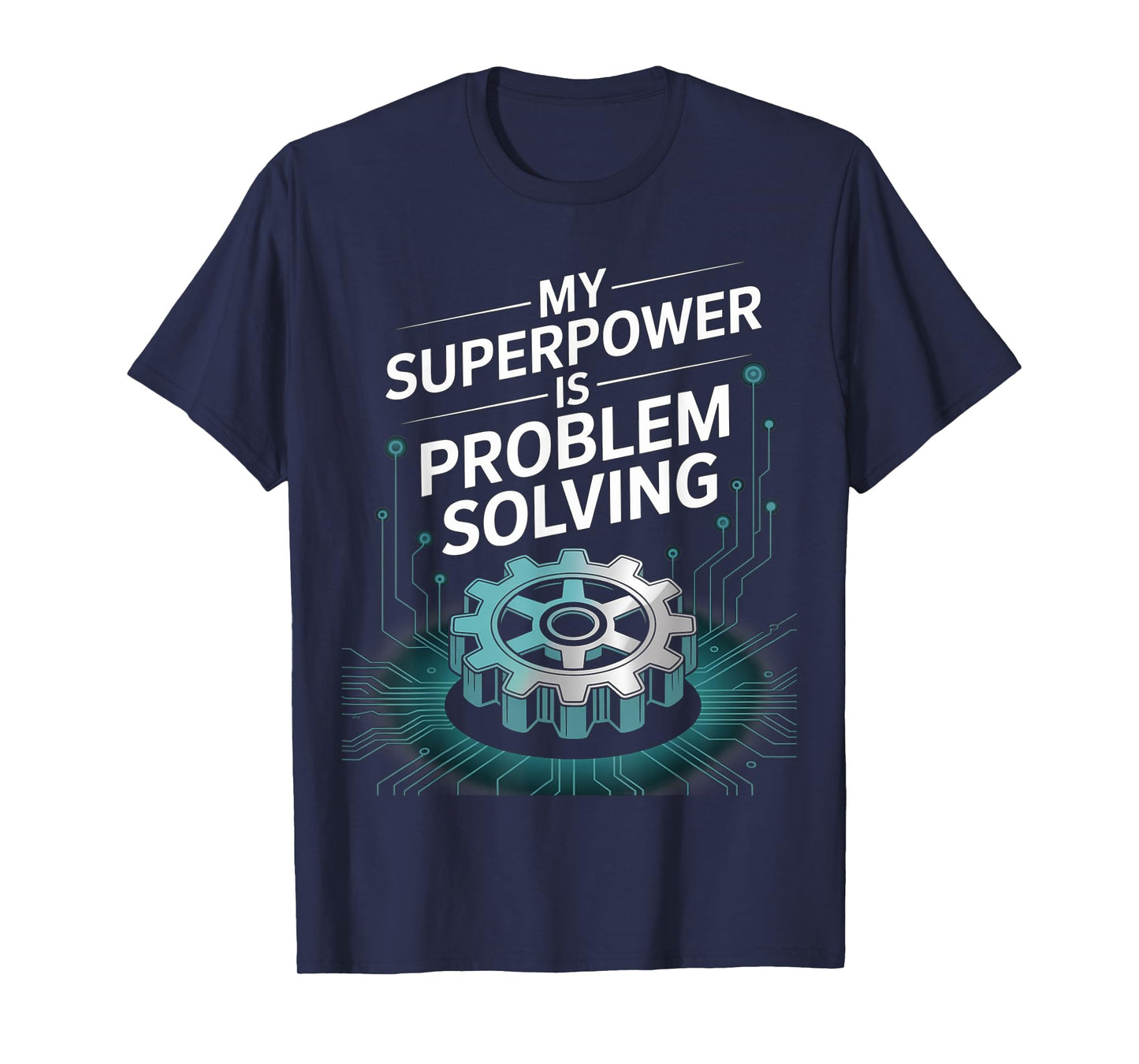 My Superpower is Problem Solving Tech Wizard Gift T-Shirt