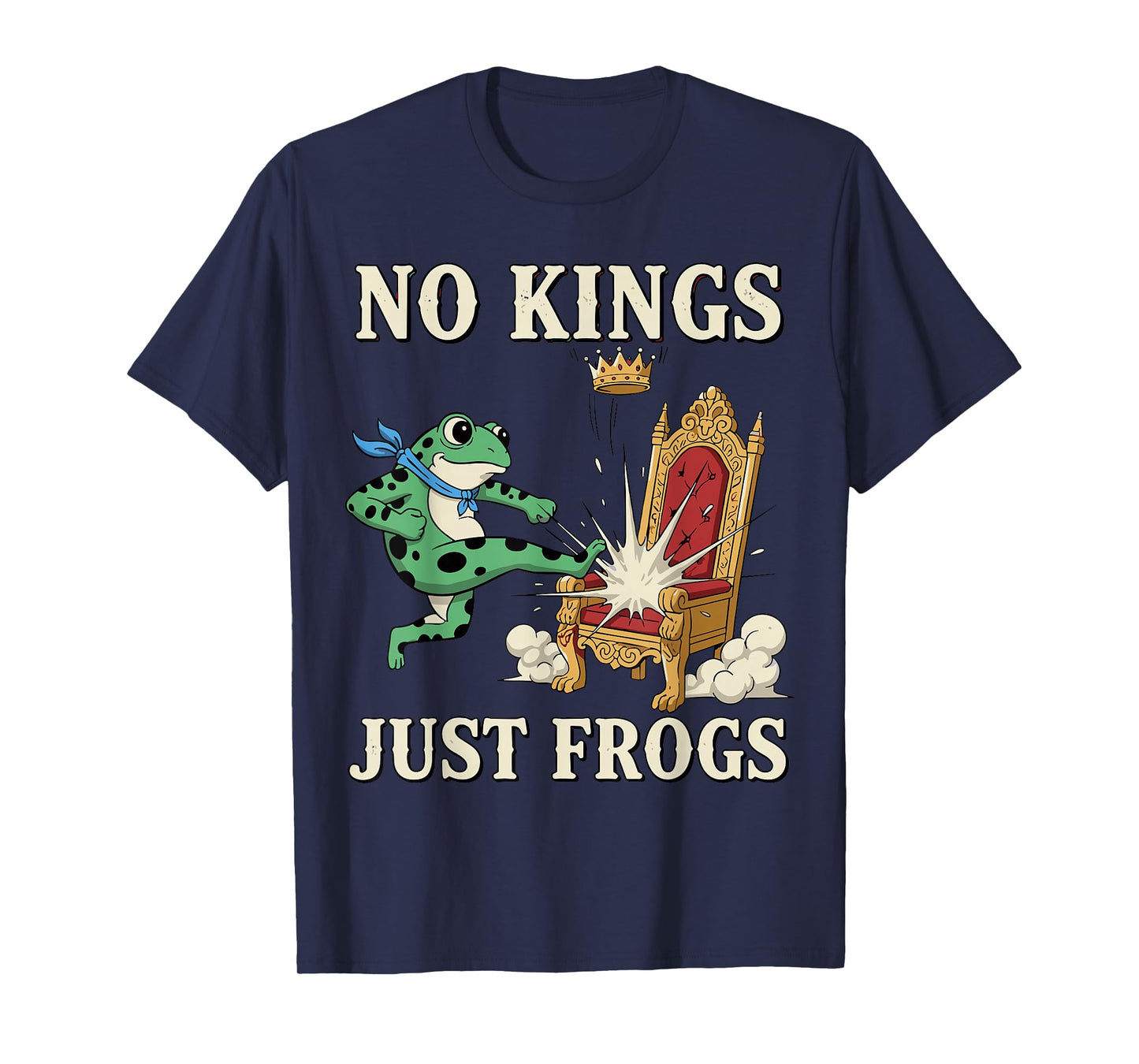 No Kings Just Frogs Funny Portland Protest T-Shirt