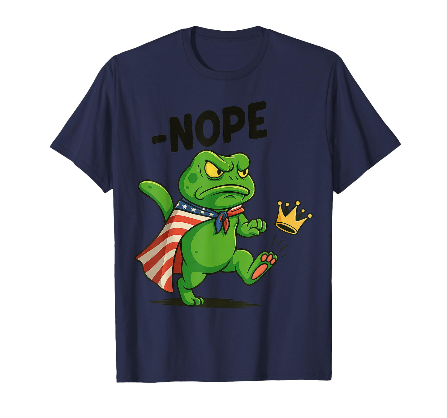 Frog Portland No Kings in America,Nope 1776 for Men Women T-Shirt