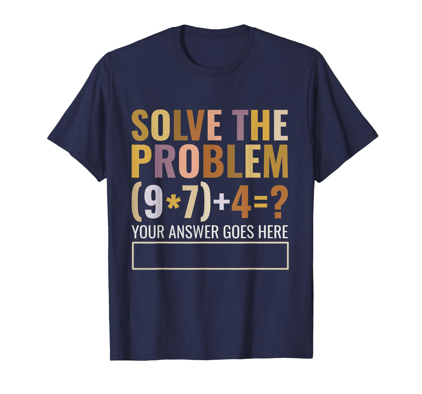 Solve The Problem 6 7 Meme Gen Alpha Teacher Brainrot T-Shirt
