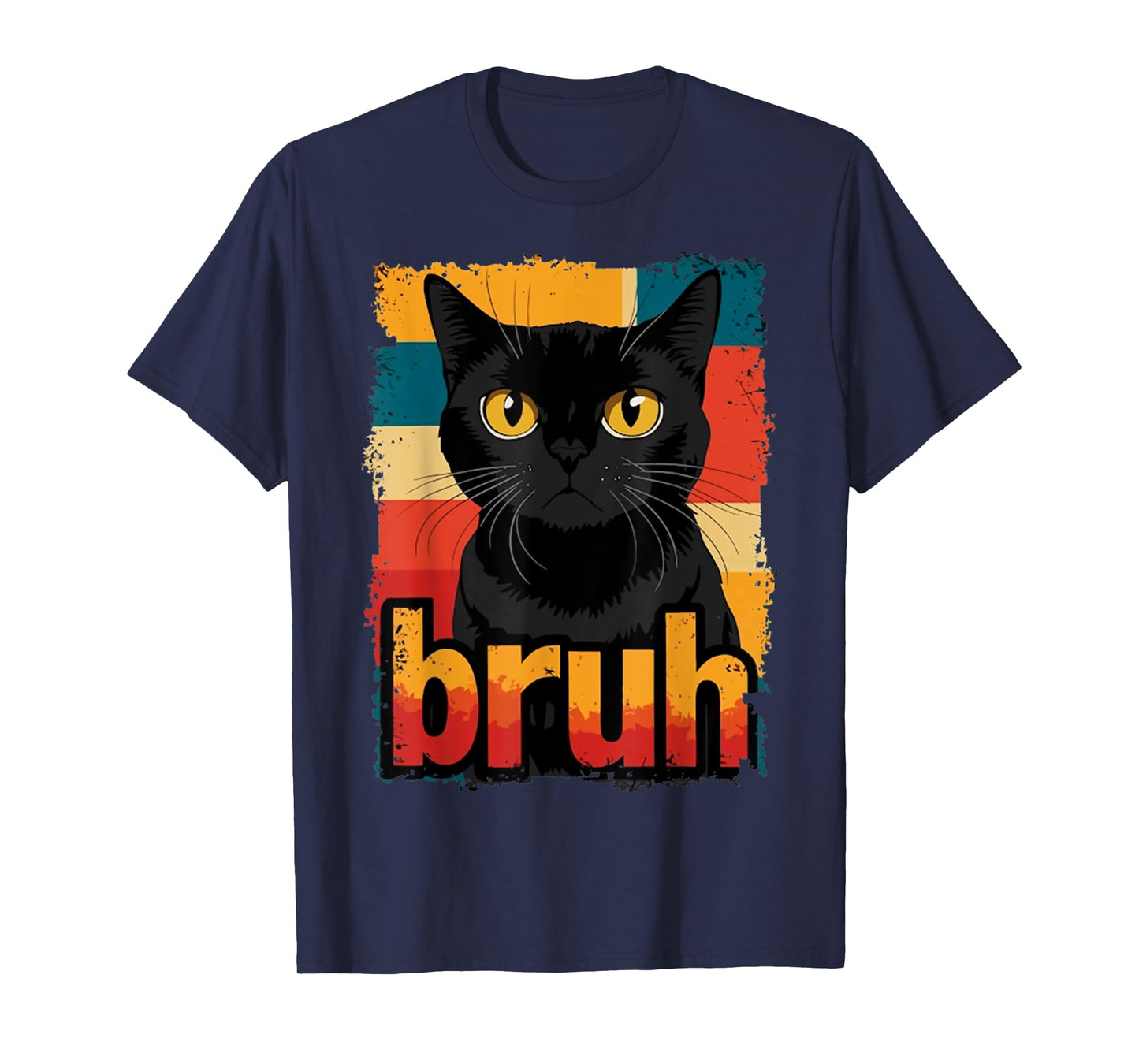 Funny Cat Bruh For Teens Boys Girls Men Women Meme Graphic T-Shirt