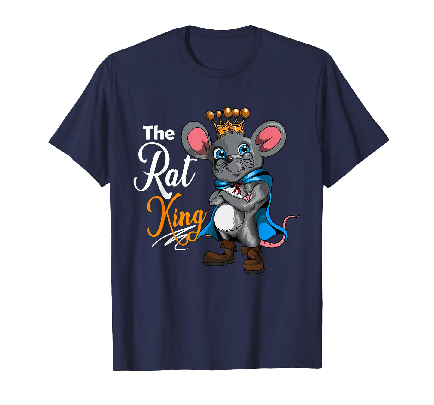 The Rat King Rodent Owner Mouse Rat Lover Crown T-Shirt