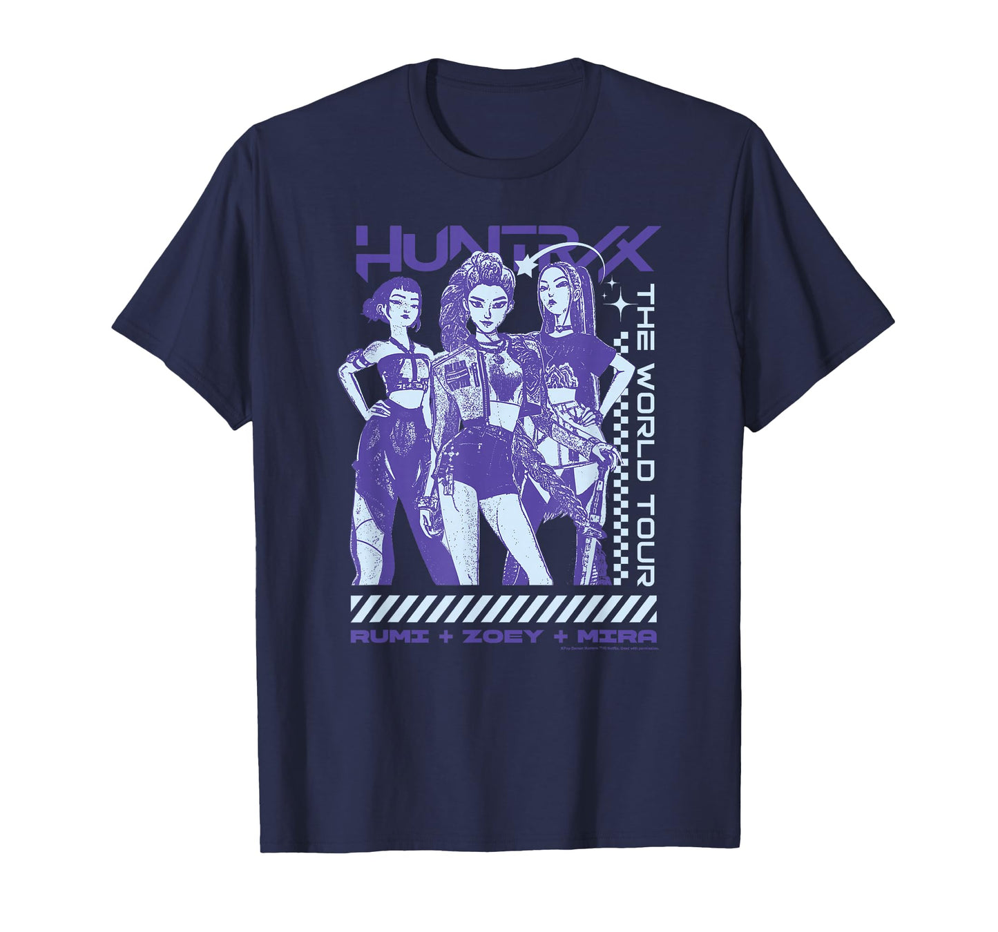 Kpop Demon Hunters Halloween Huntrix The World Tour T-Shirt