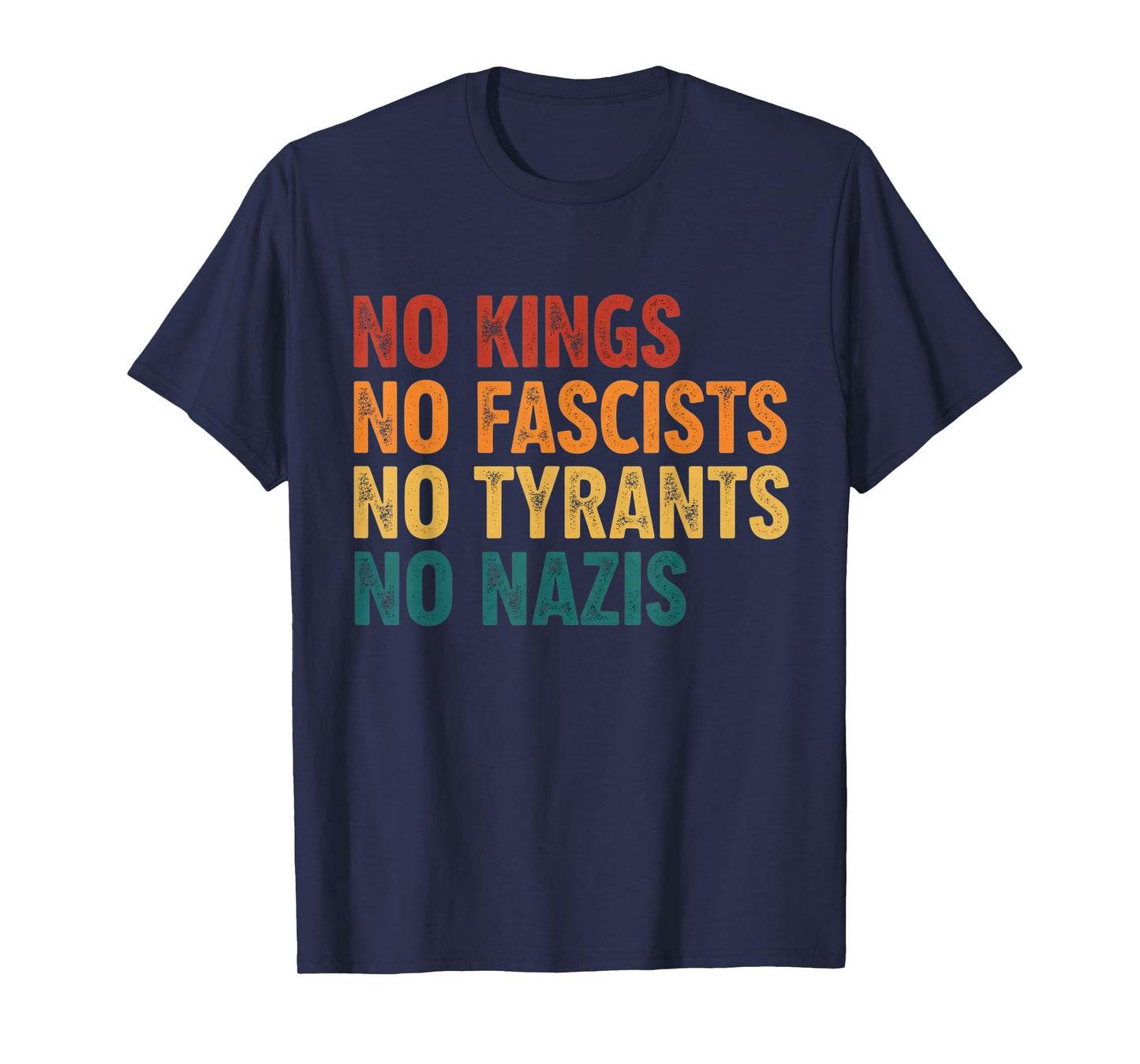 Retro Vintage No Kings Tee Matching for Men Women T-Shirt