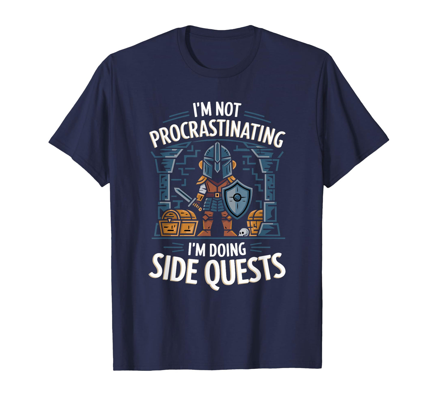 RPG Gamer Apparel for Quest Lovers Unisex-Adult Black Small Classic Modern T-Shirt