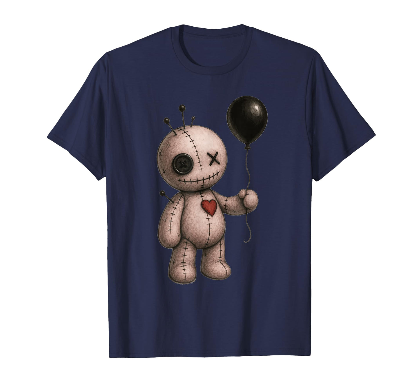 Pastel Goth Creepy Voodoo Doll Cute Goth Voodoo Doll T-Shirt