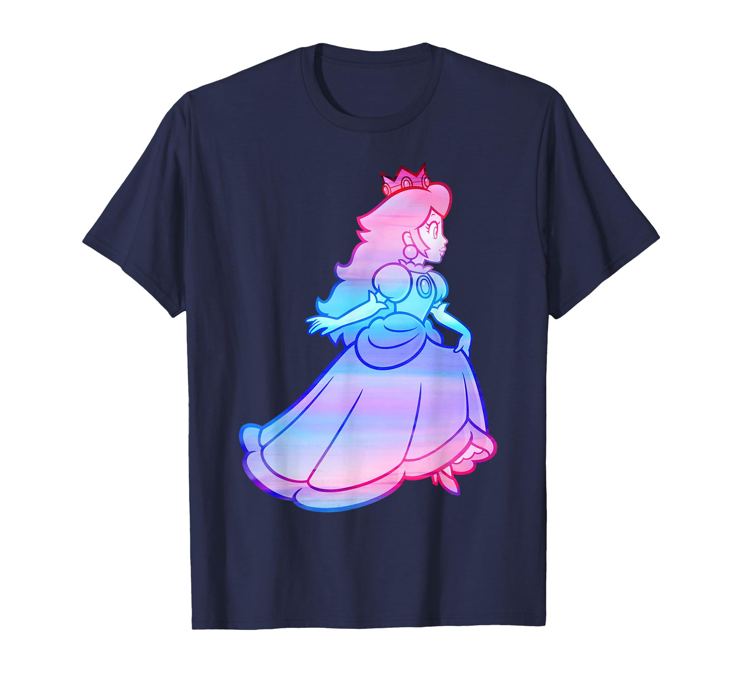 Nintendo Super Mario Peach Gradient Run Graphic T-Shirt