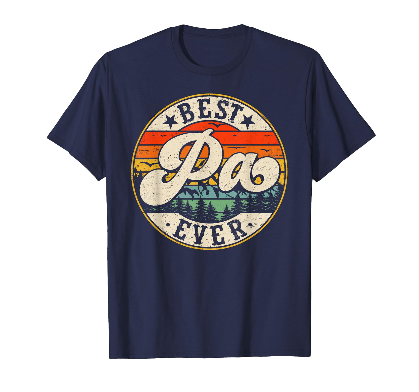 Vintage Best Pa Ever Father's Day Grandpa Men T-Shirt