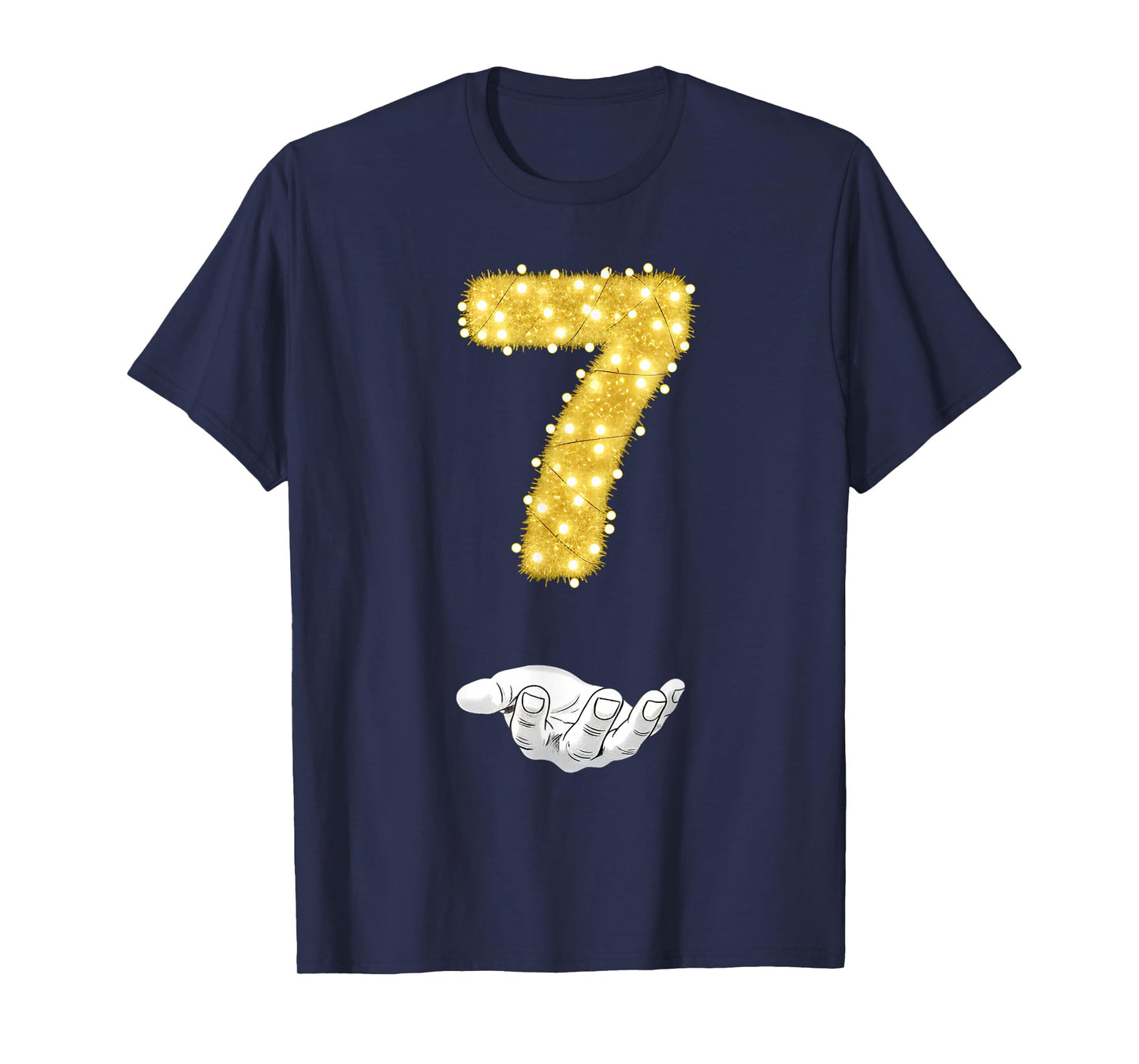 Funny Xmas 6-7 Funny 6 7 Christmas Matching 7 Boys Girls T-Shirt