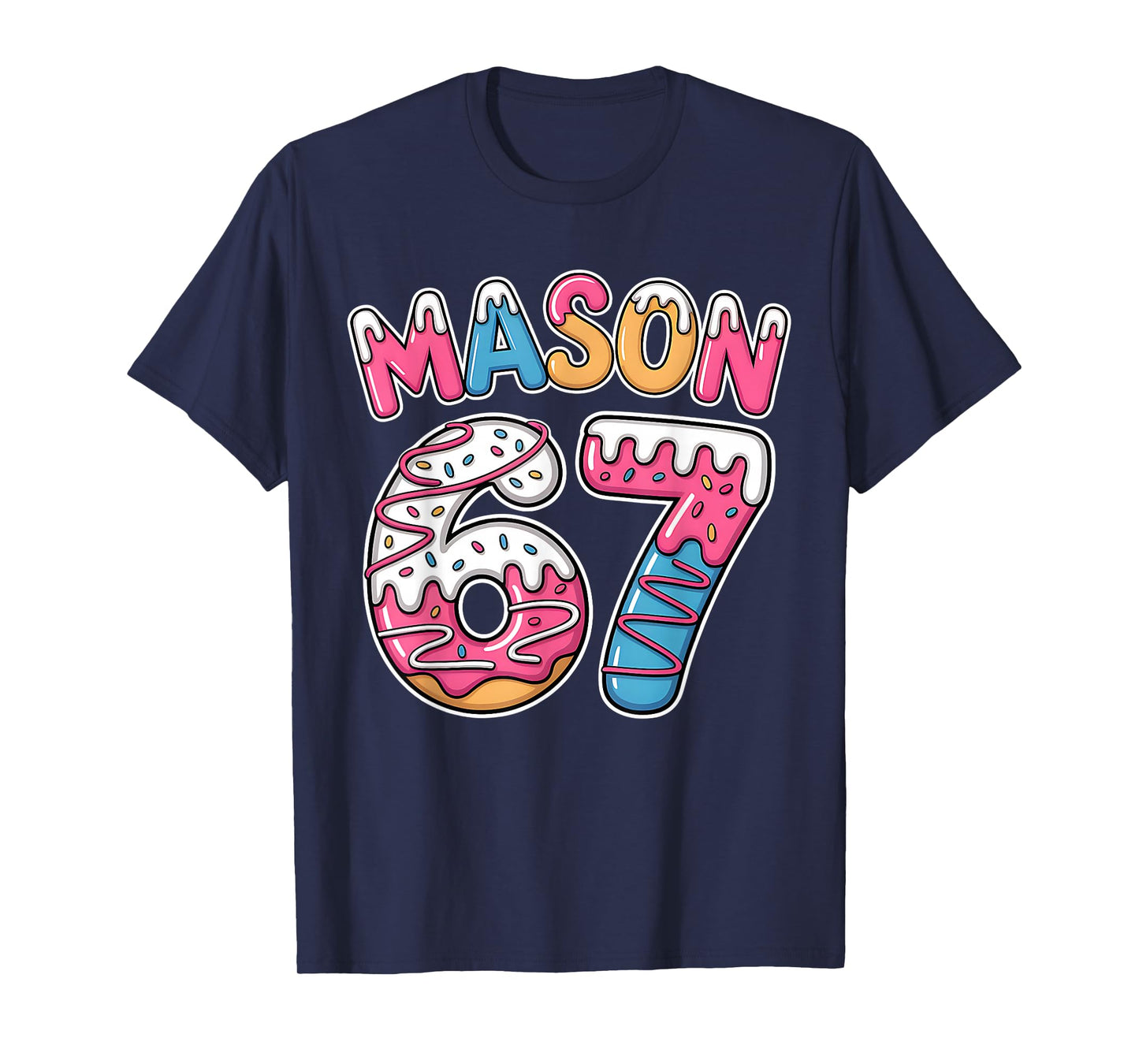 Mason 67 Meme Loves Ice Cream Drip Sport Six Seven T-Shirt