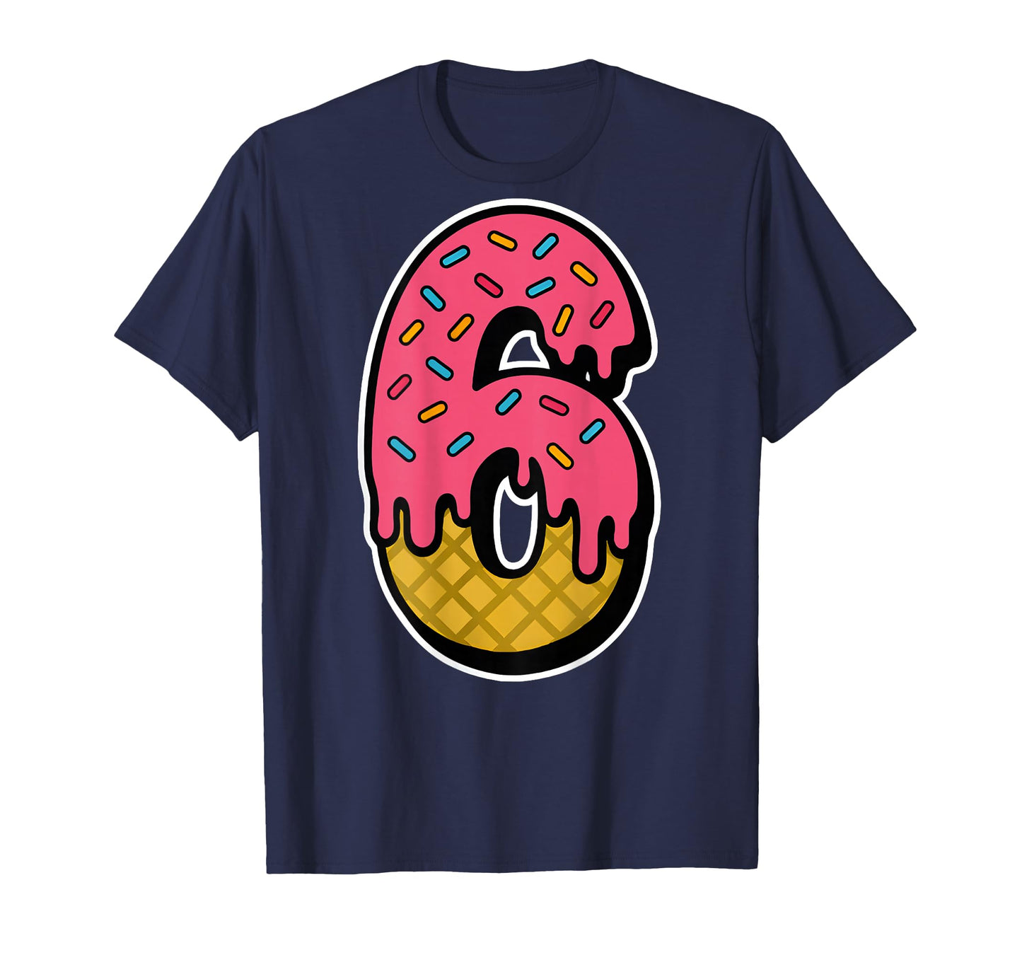 Funny Number 6 67 Costume Matching Group Halloween On Back T-Shirt