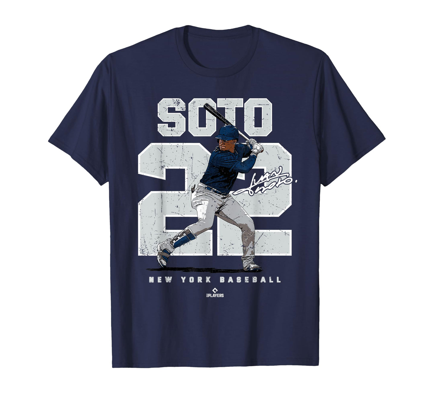 Number and Portrait Juan Soto New York MLBPA T-Shirt