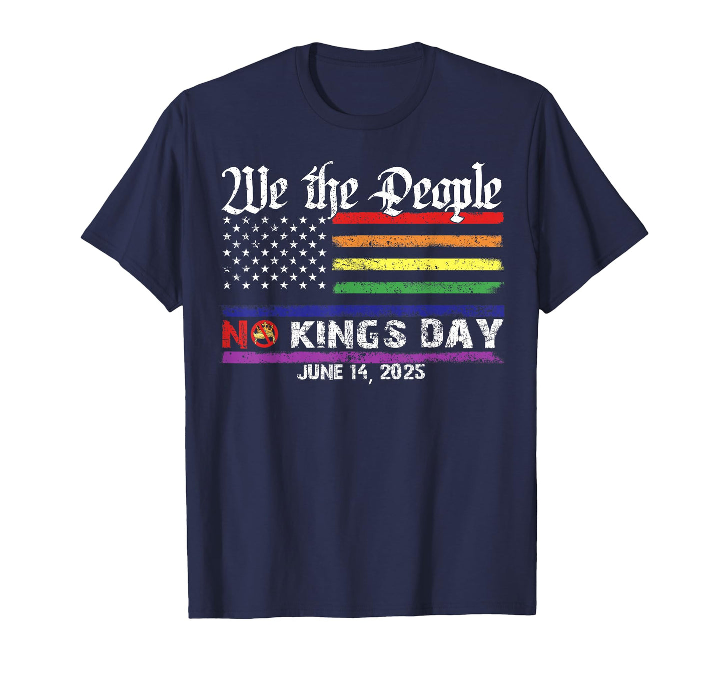 No Kings Day June 14th Protest Tee 2025 No Kings In America T-Shirt