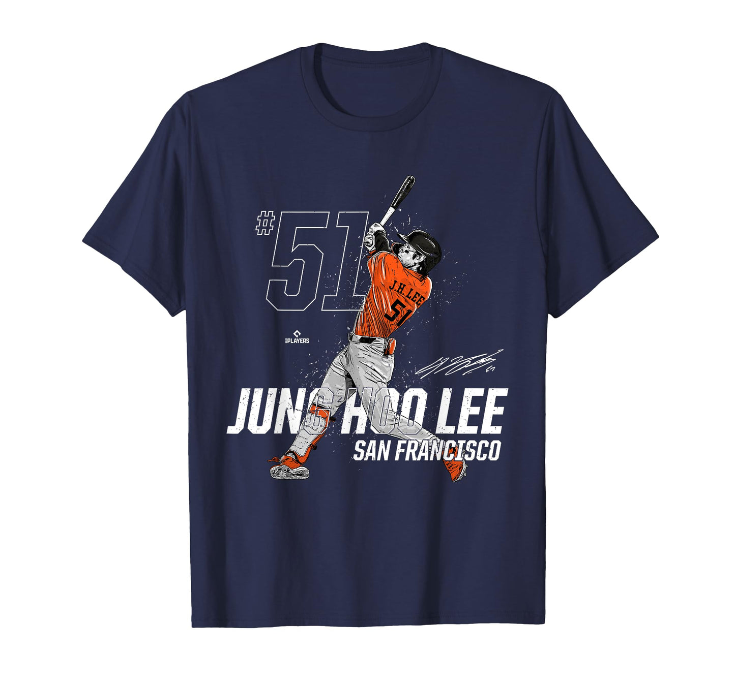 Dynamic Pose Jung Hoo Lee San Francisco Baseball MLBPA T-Shirt