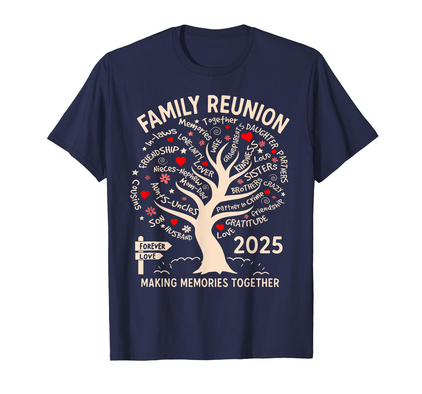 Making Memories Family Matching Group Family Reunion 2025 T-Shirt