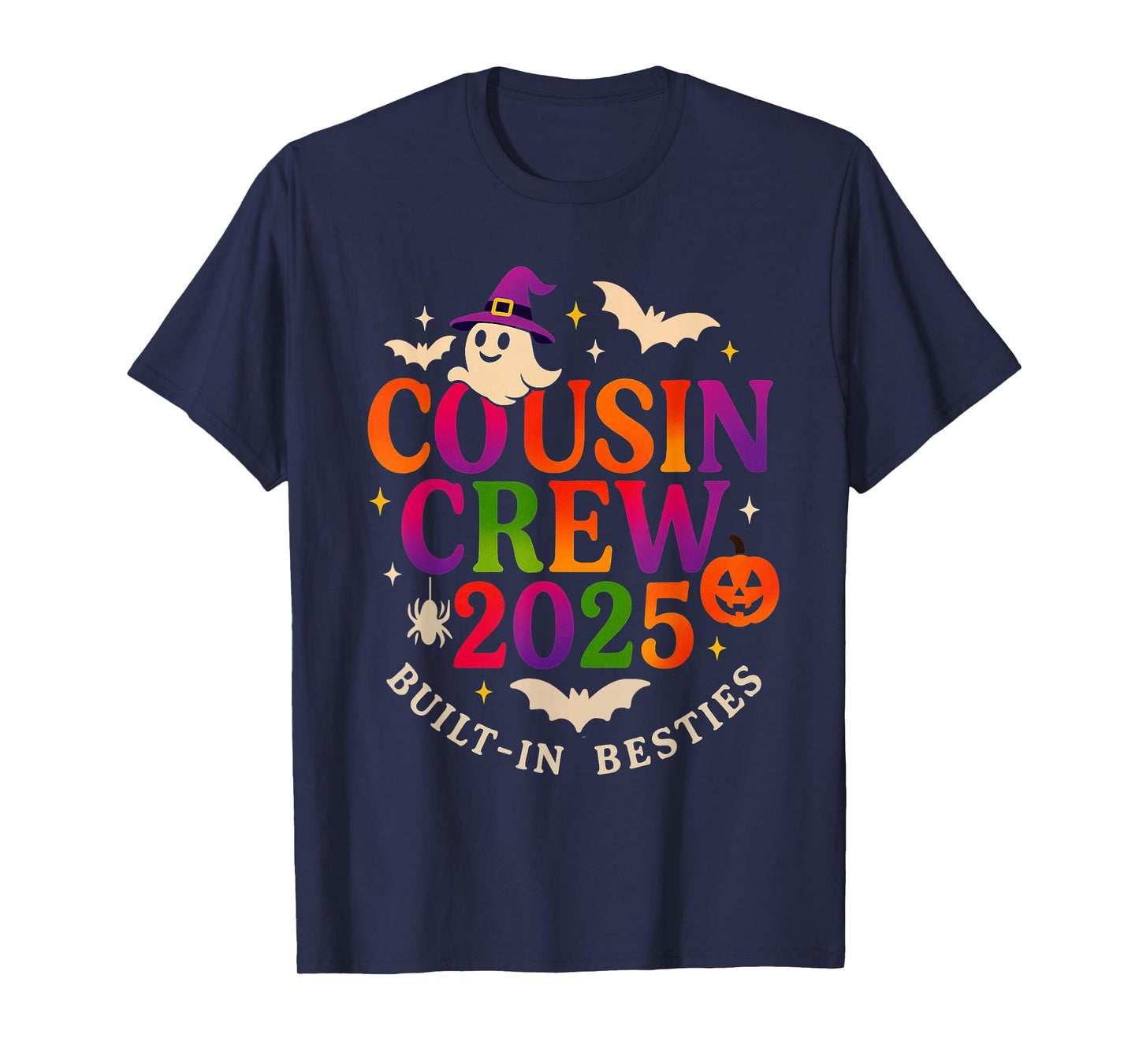 Cousin Crew Halloween Matching Family Spooky Ghost Kids T-Shirt
