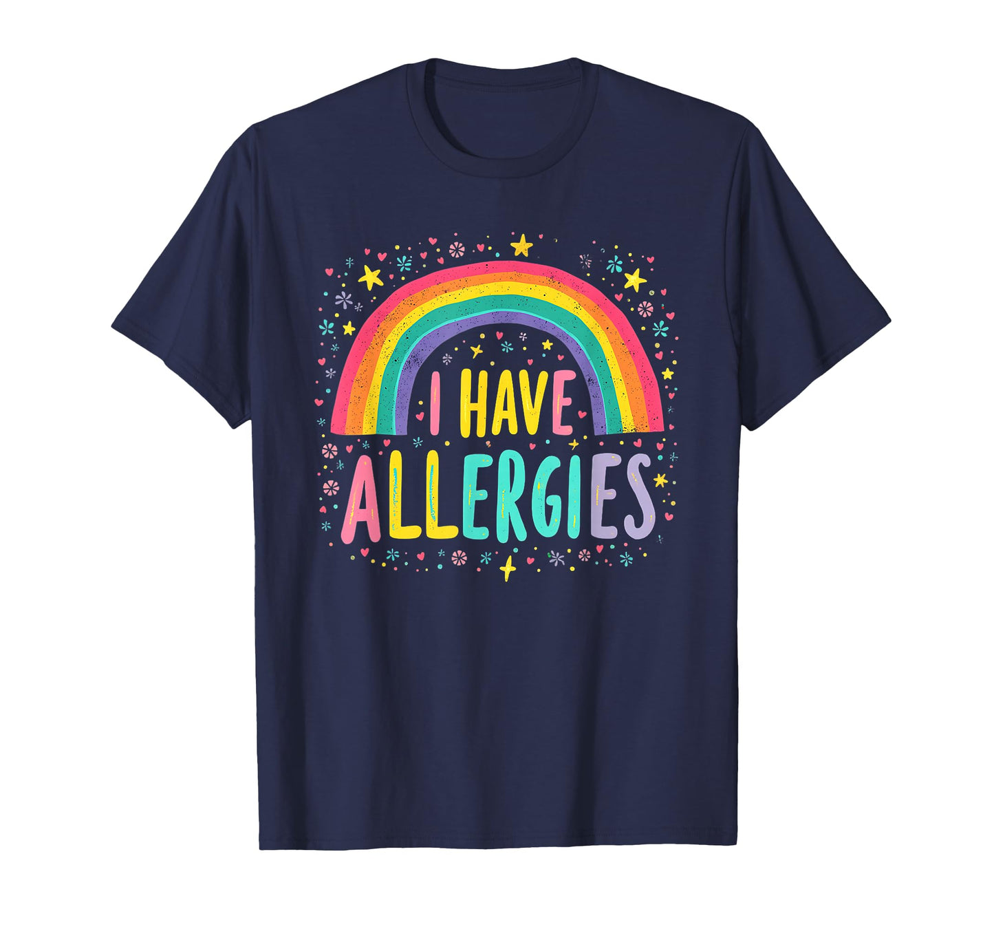 I Have Allergies Funny Retro Offensive Inappropriate Meme T-Shirt